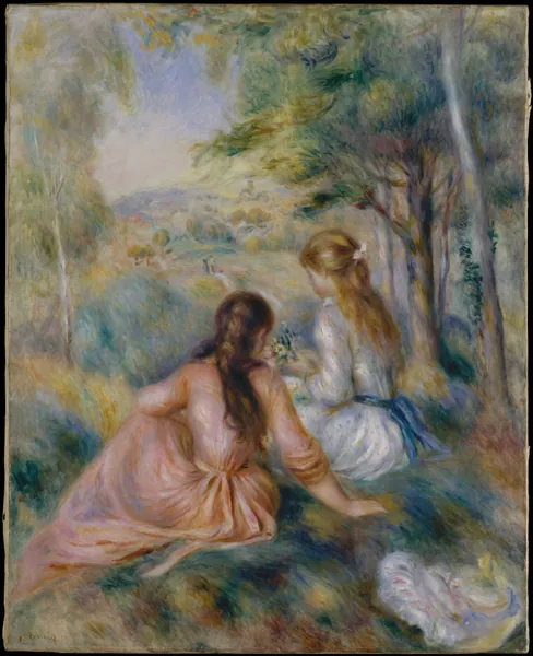 In the Meadow by Auguste Renoir