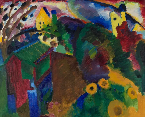 Murnau – Garten by Wassily Kandinsky