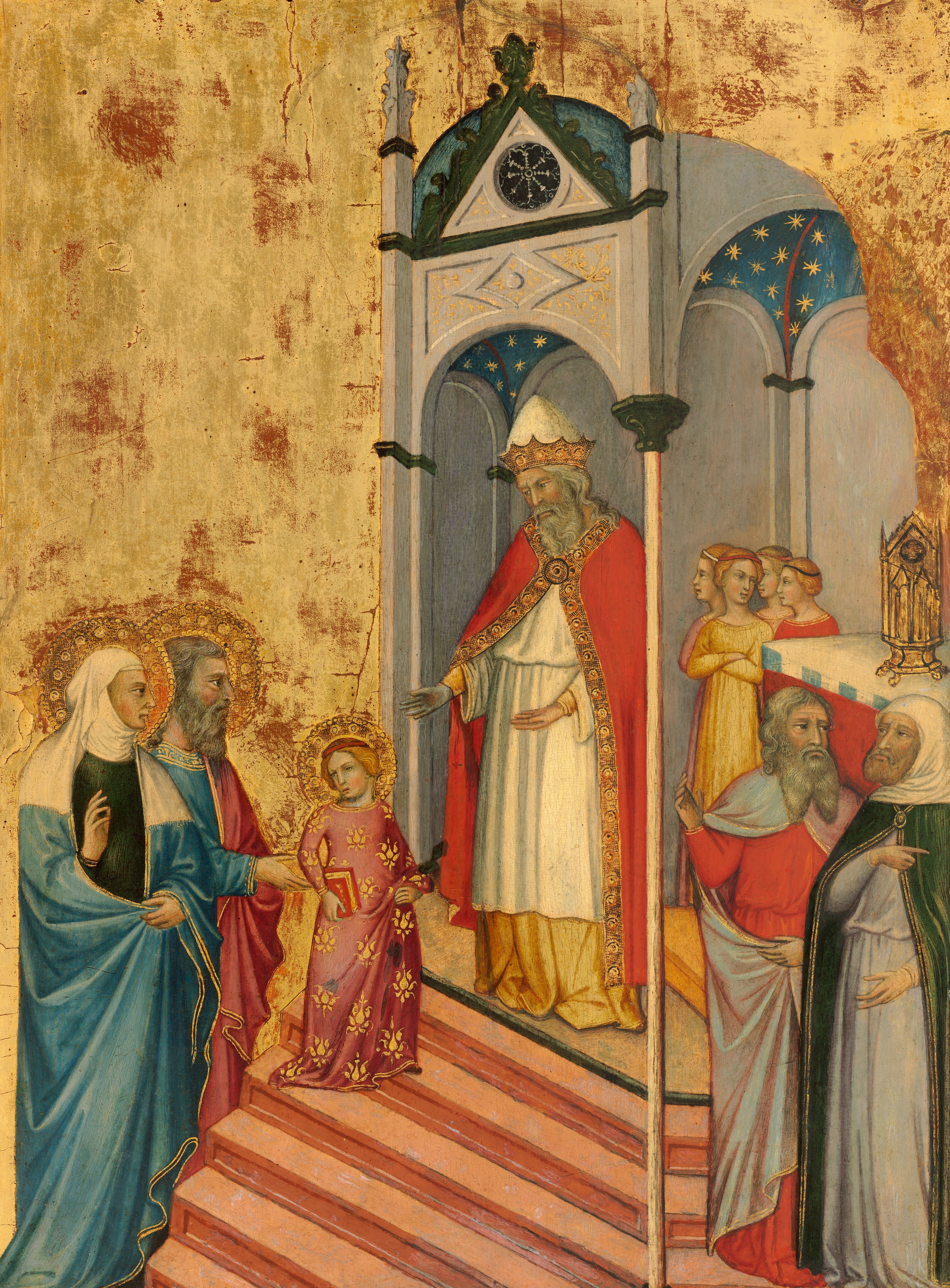 The Presentation of the Virgin in the Temple by Andrea di Bartolo