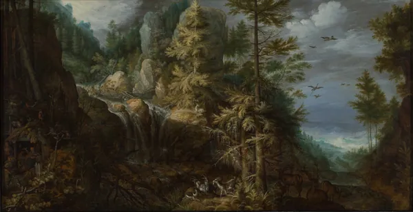 Landscape with the Temptation of Saint Anthony by Roelandt Savery