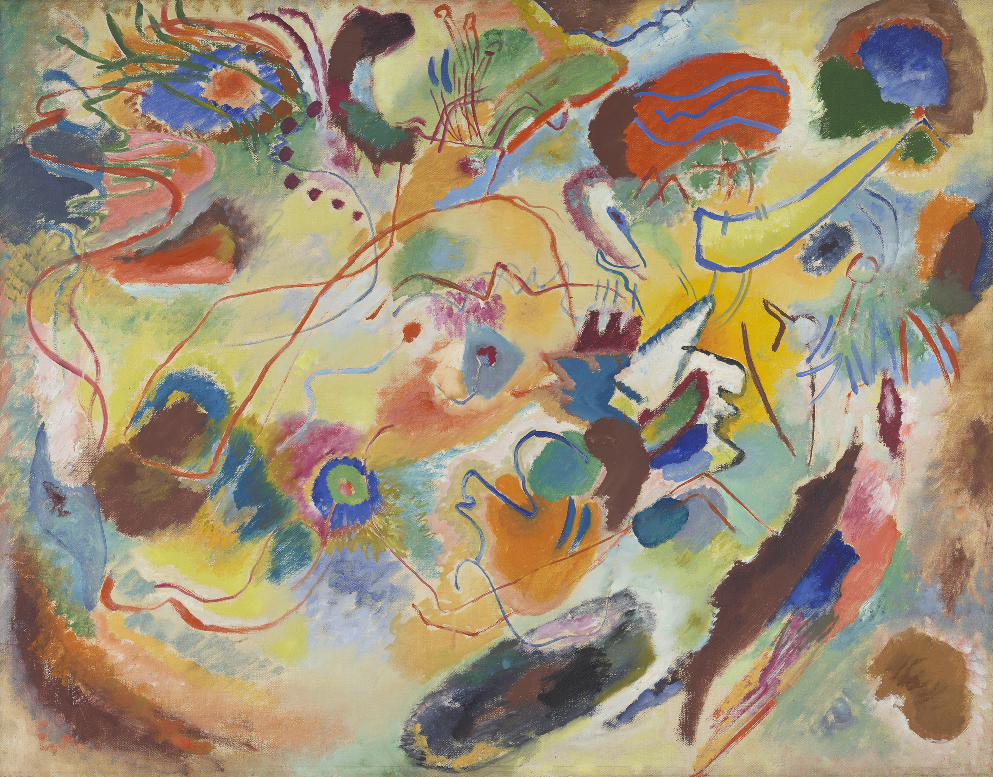 Studie zur Komposition 7 by Wassily Kandinsky