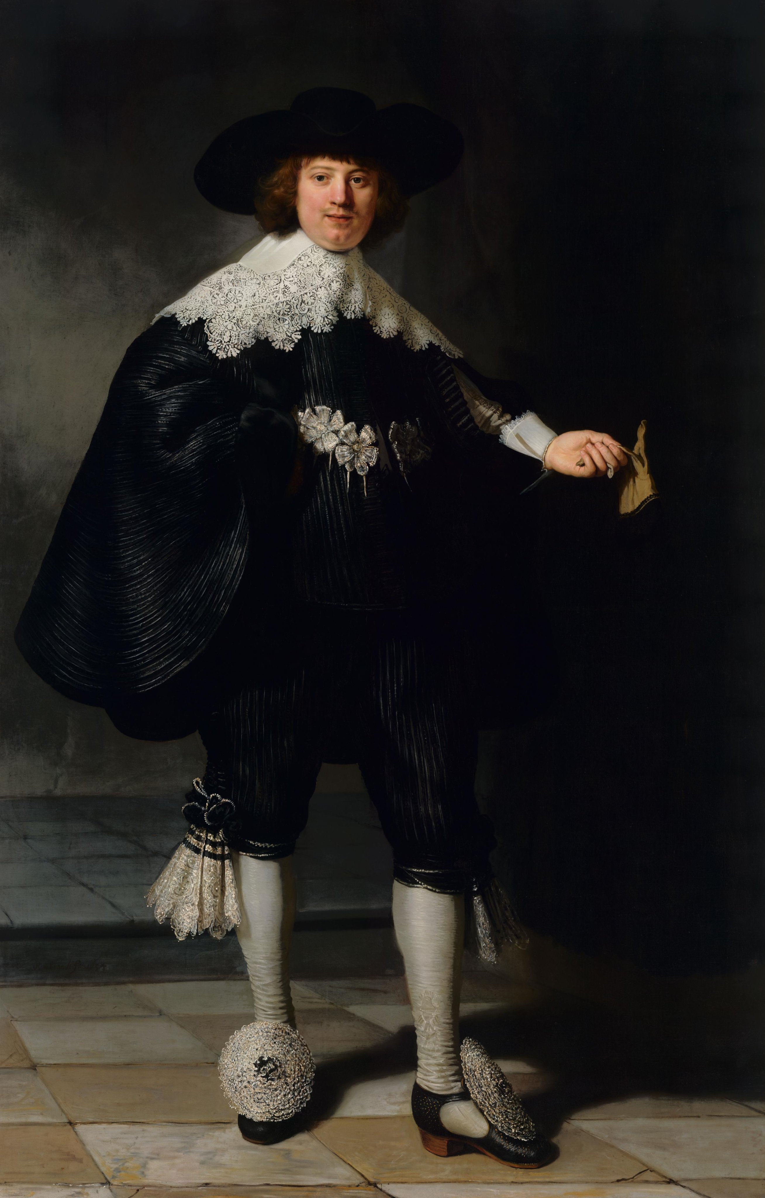 Portrait of Marten Soolmans by Rembrandt van Rijn