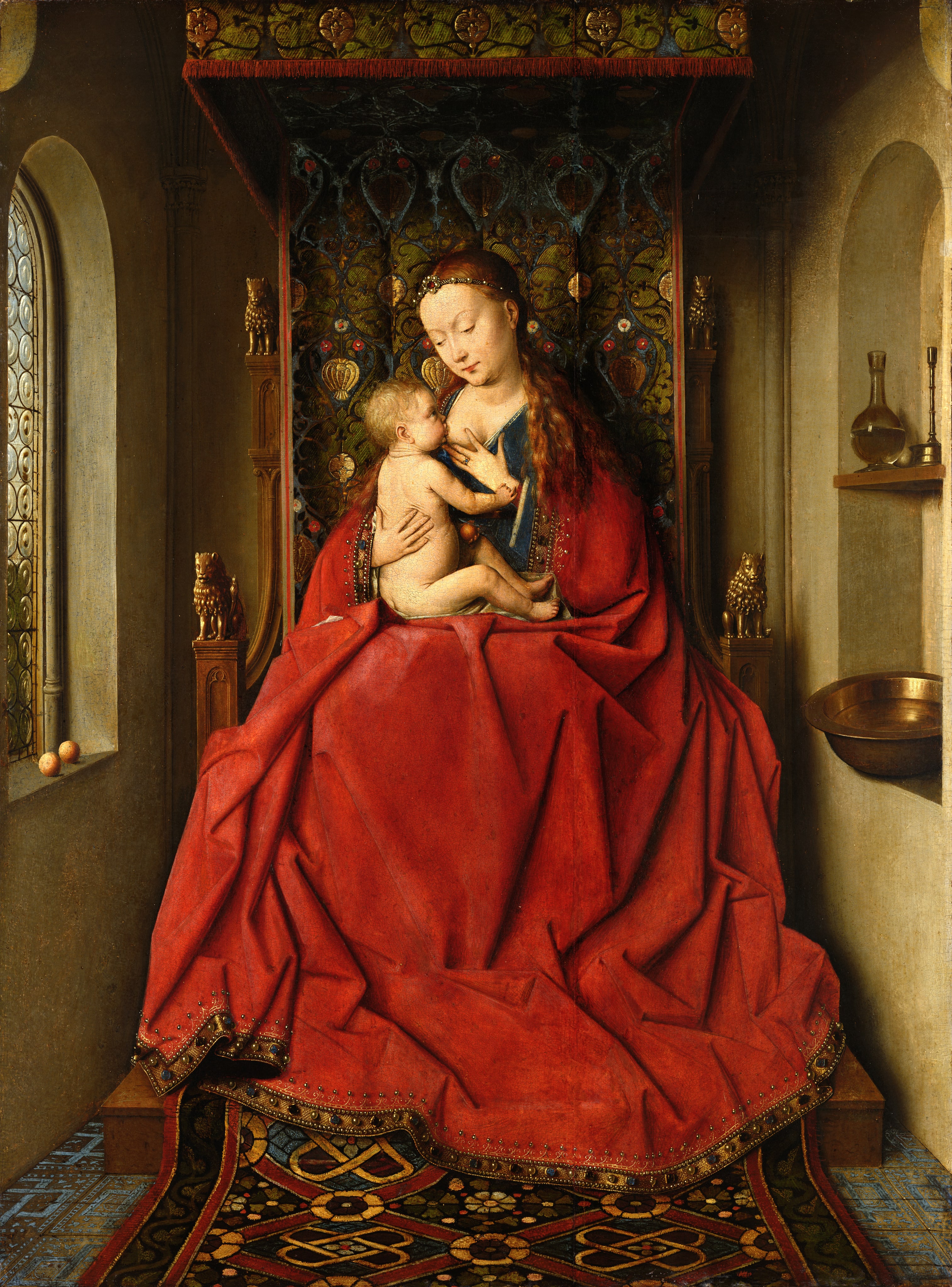 Lucca-Madonna by Jan van Eyck