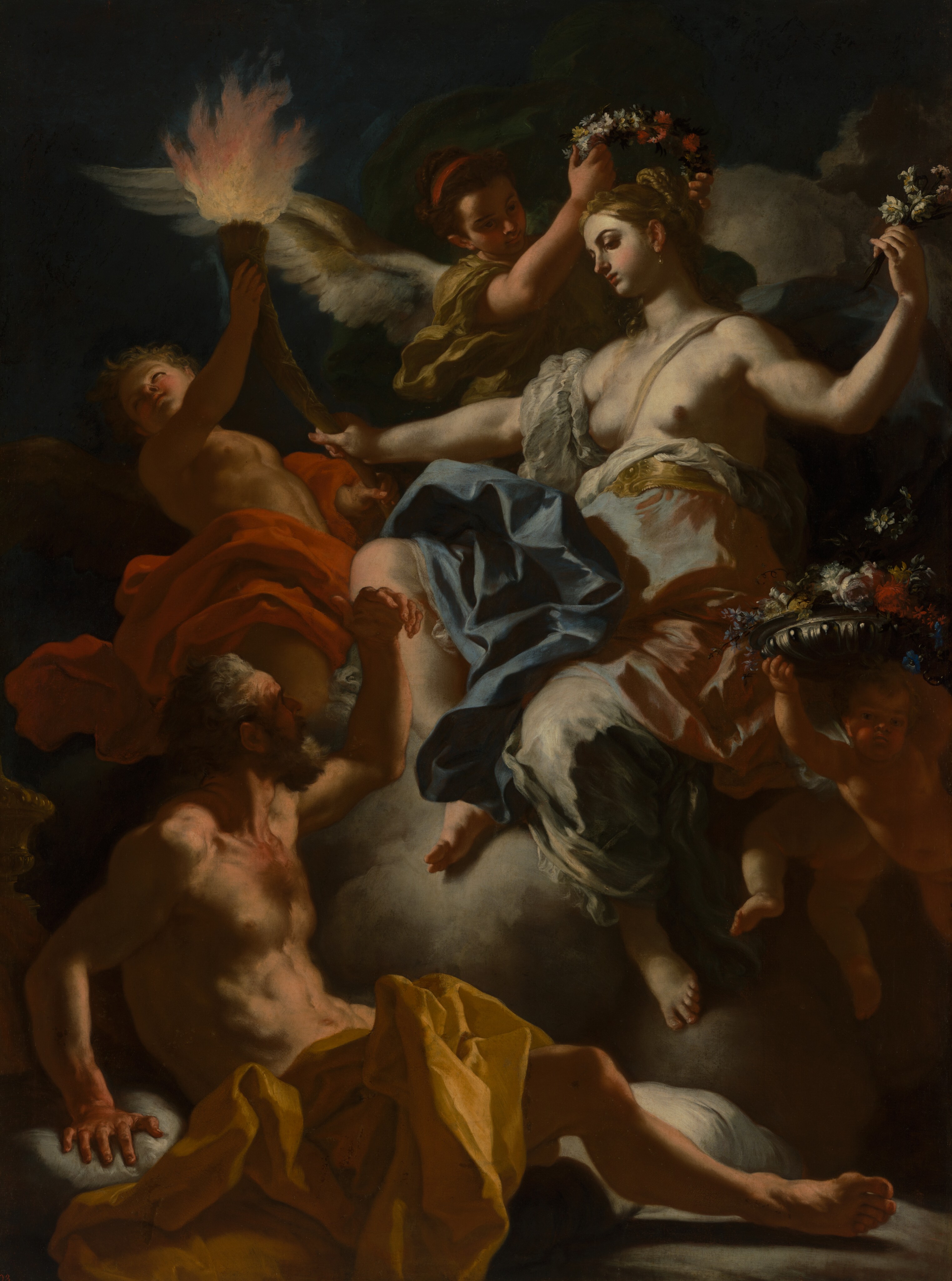 Aurora Taking Leave of Tithonus by Francesco Solimena