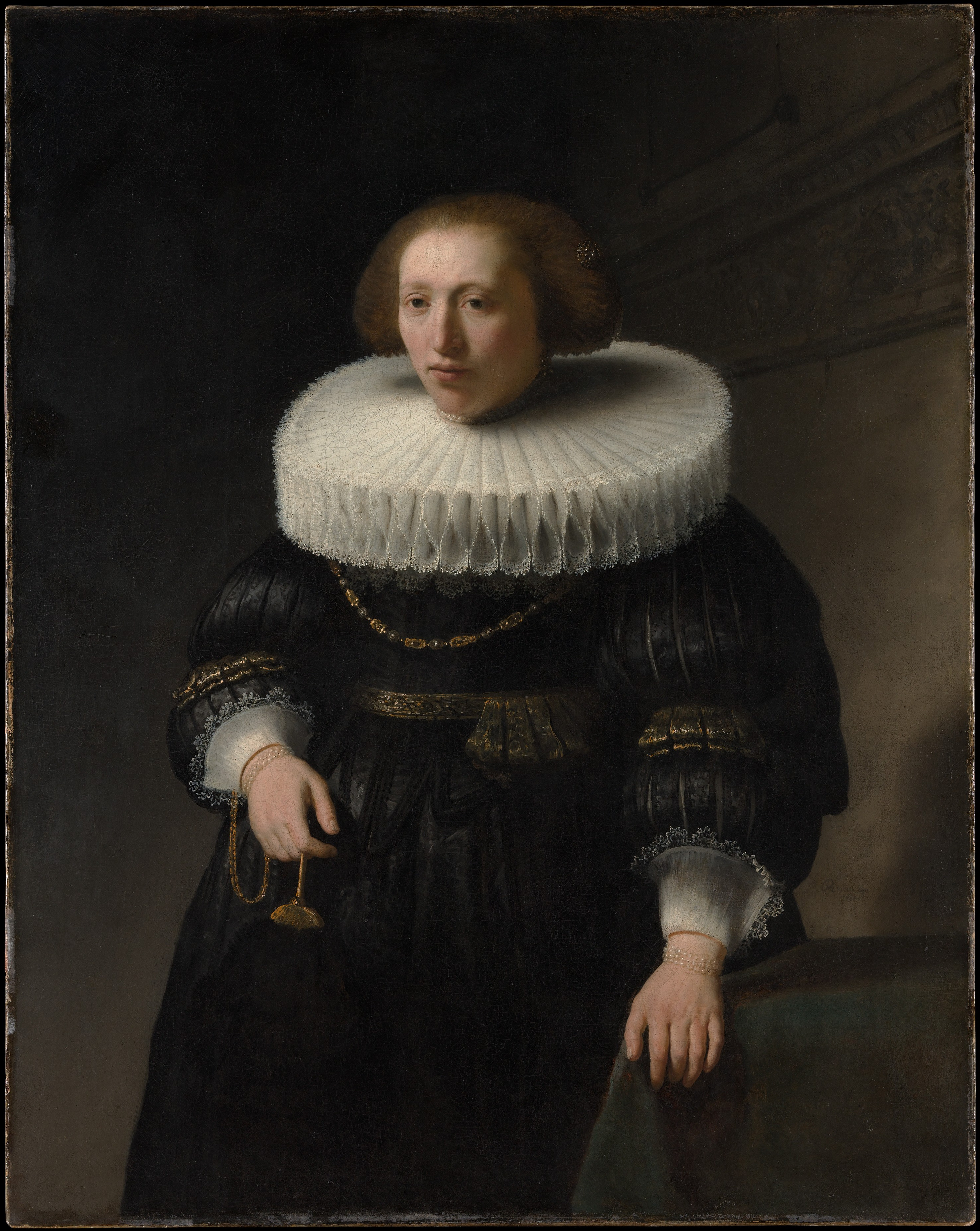 Portrait of a Woman, probably a Member of the Van Beresteyn Family by Rembrandt van Rijn