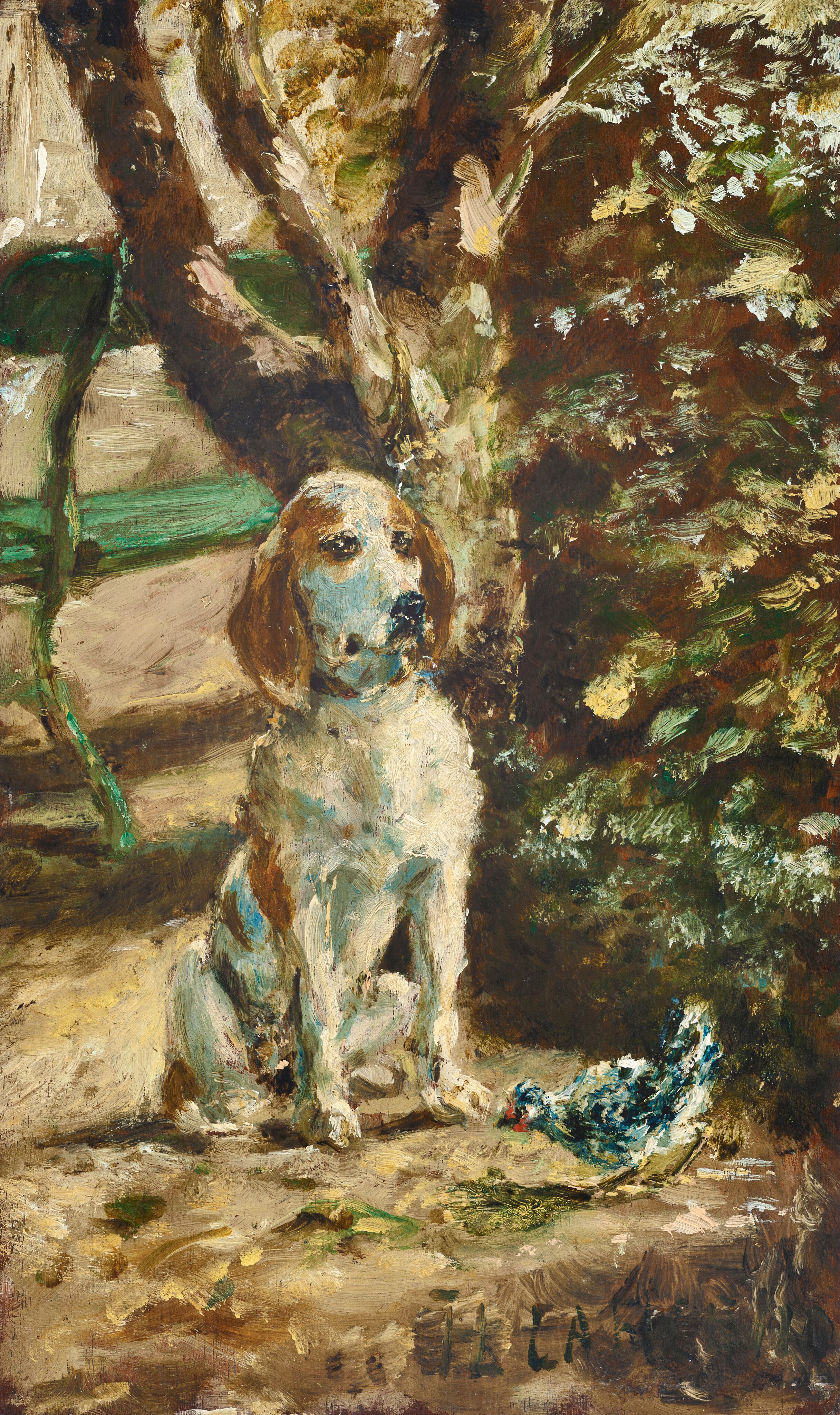 The Artist's Dog Flèche by Henri de Toulouse-Lautrec