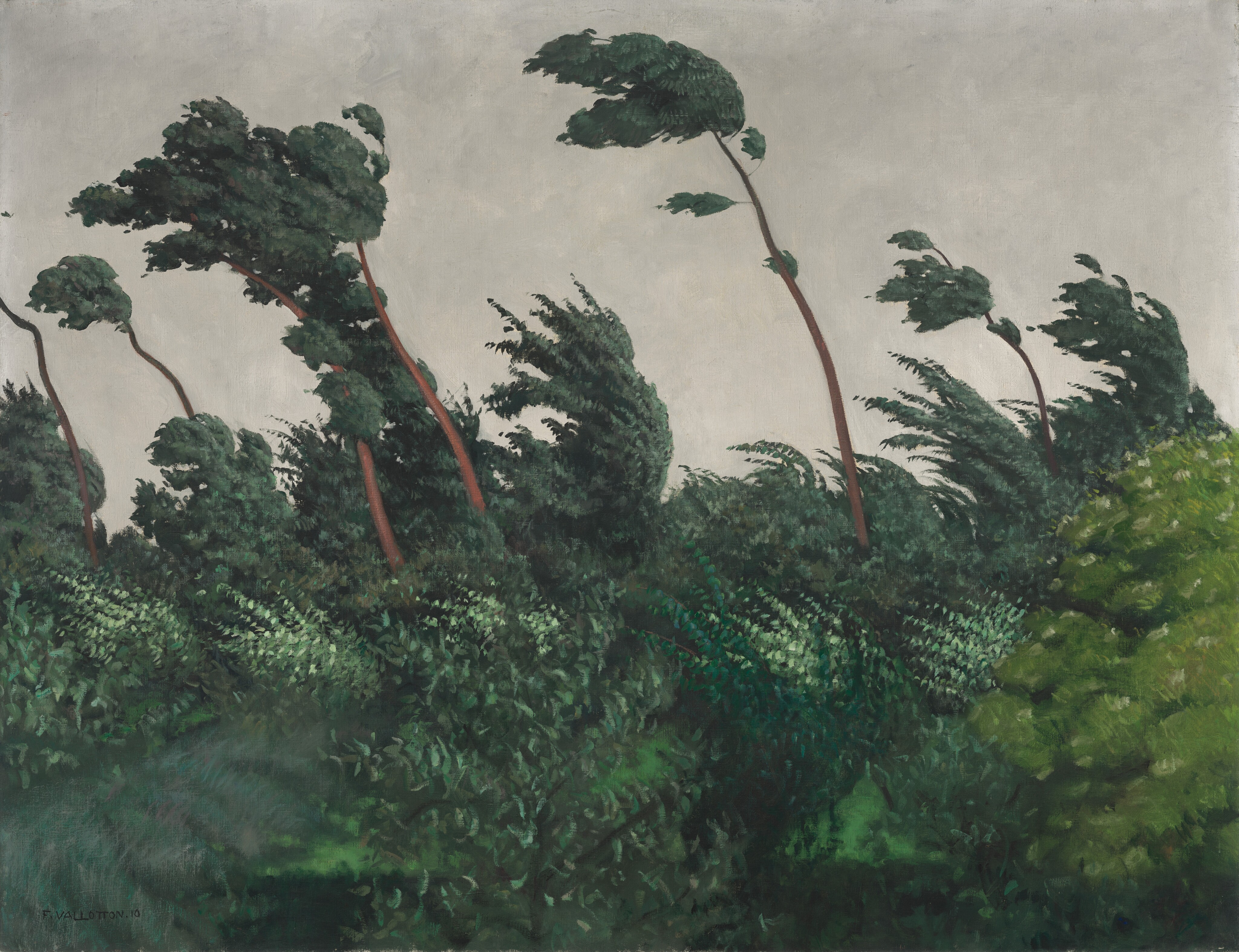 The Wind by Félix Vallotton