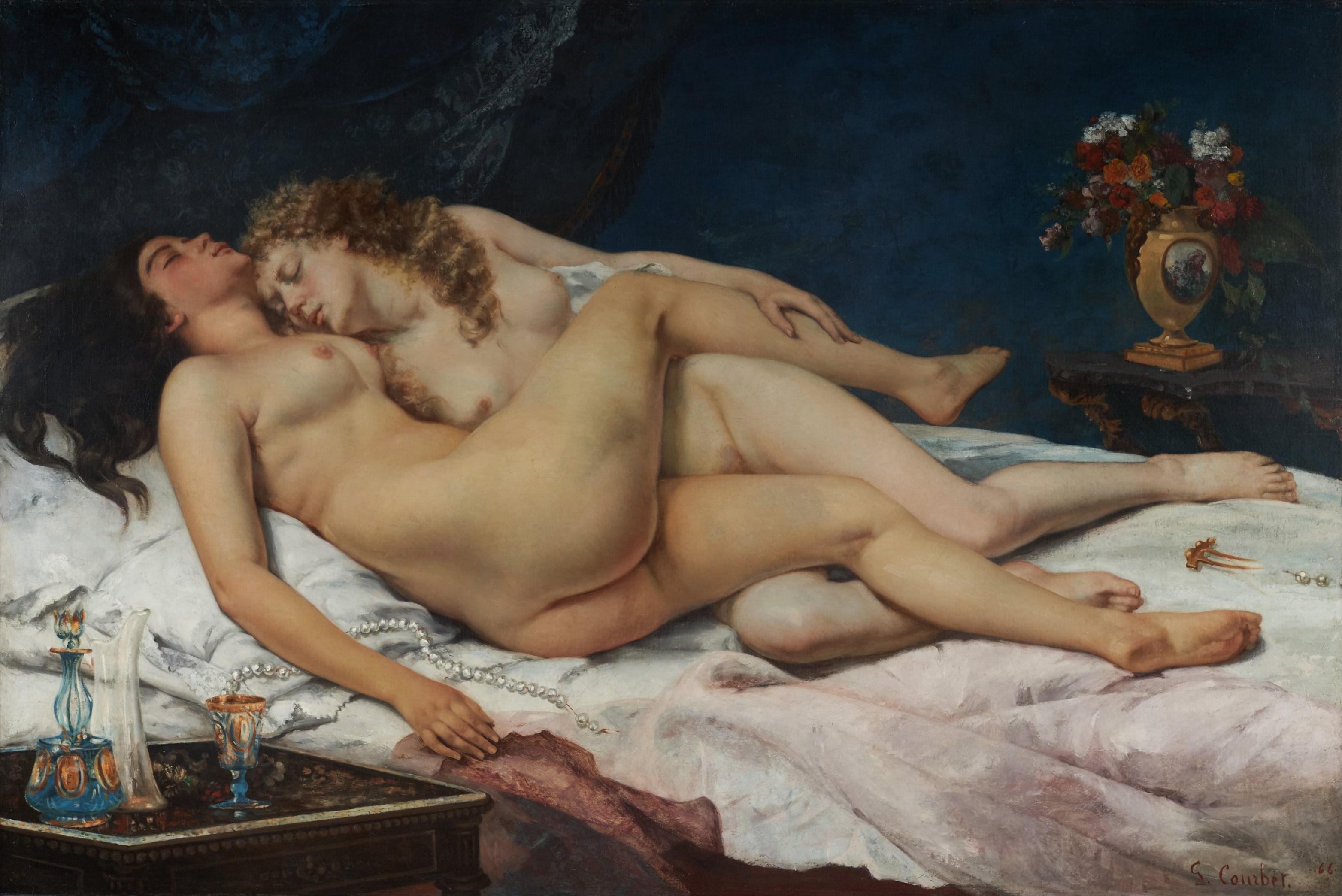 Le Sommeil by Courbet, Gustave