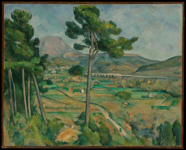 Mont Sainte-Victoire and the Viaduct of the Arc River Valley by Paul Cézanne