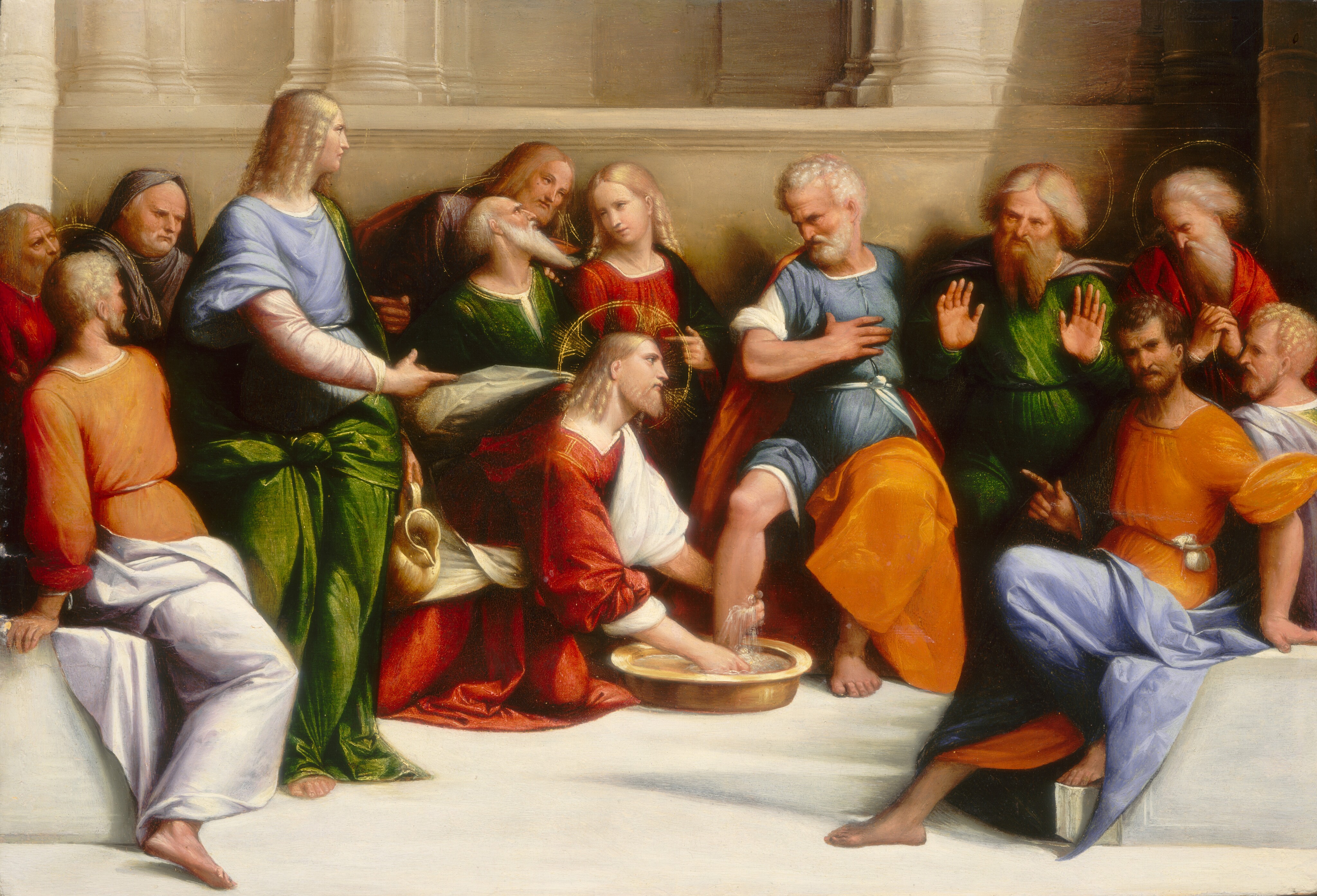 Christ Washing the Disciples' Feet by Garofalo