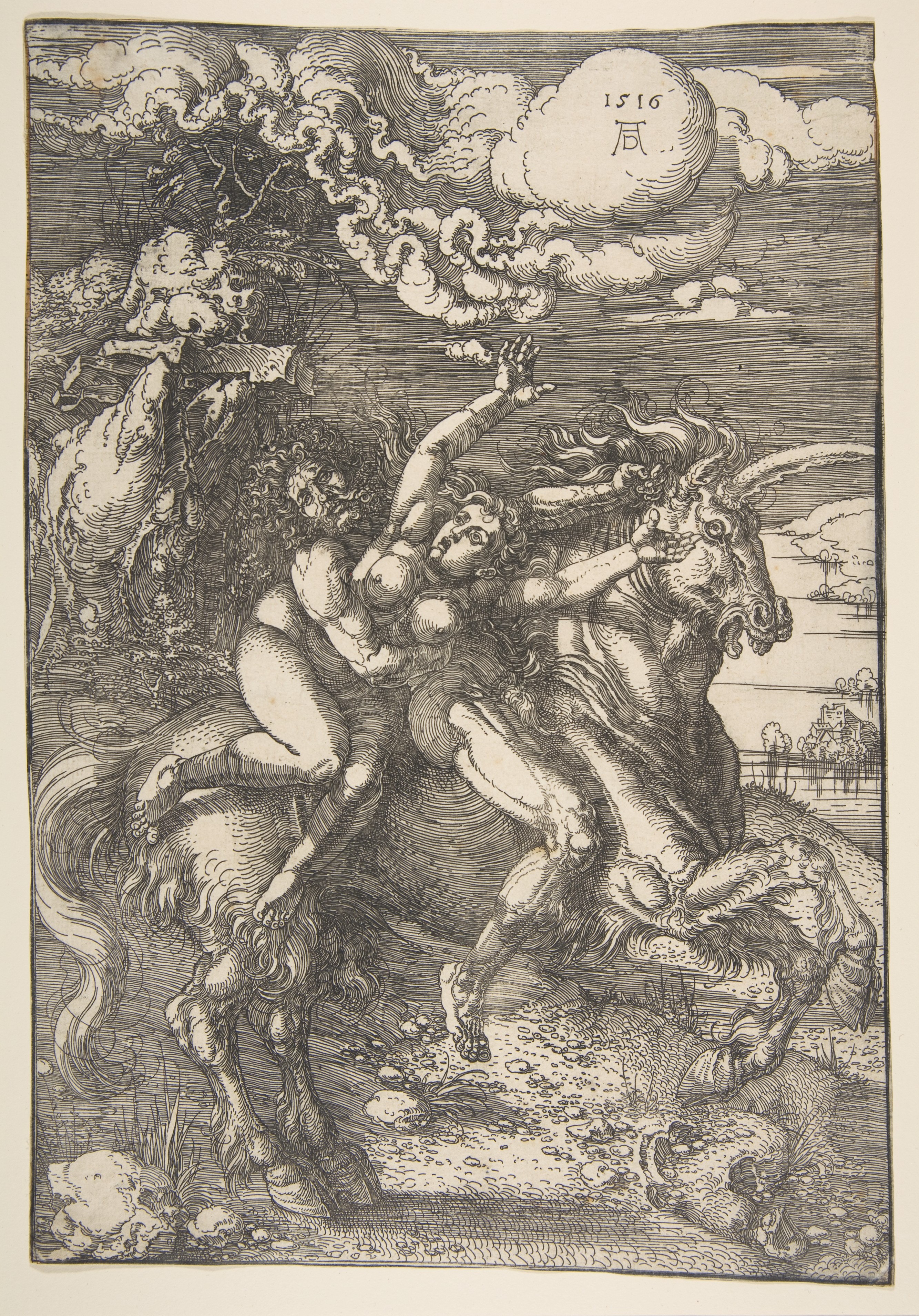 Abduction of Proserpine by Albrecht Dürer