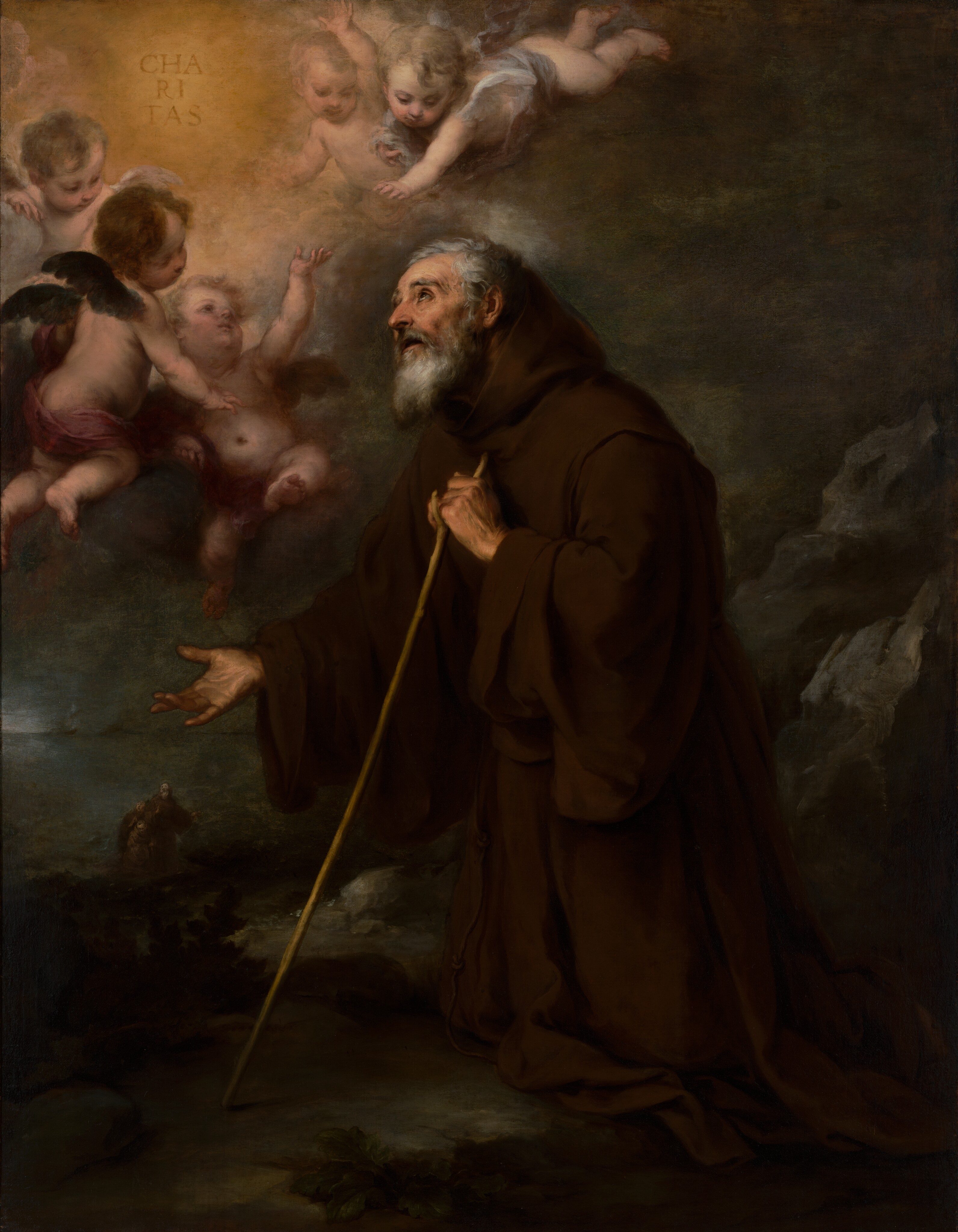 The Vision of Saint Francis of Paola by Bartolomé Esteban Murillo