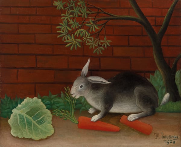 The Rabbit's Meal (Le repas du lapin) by Henri Rousseau