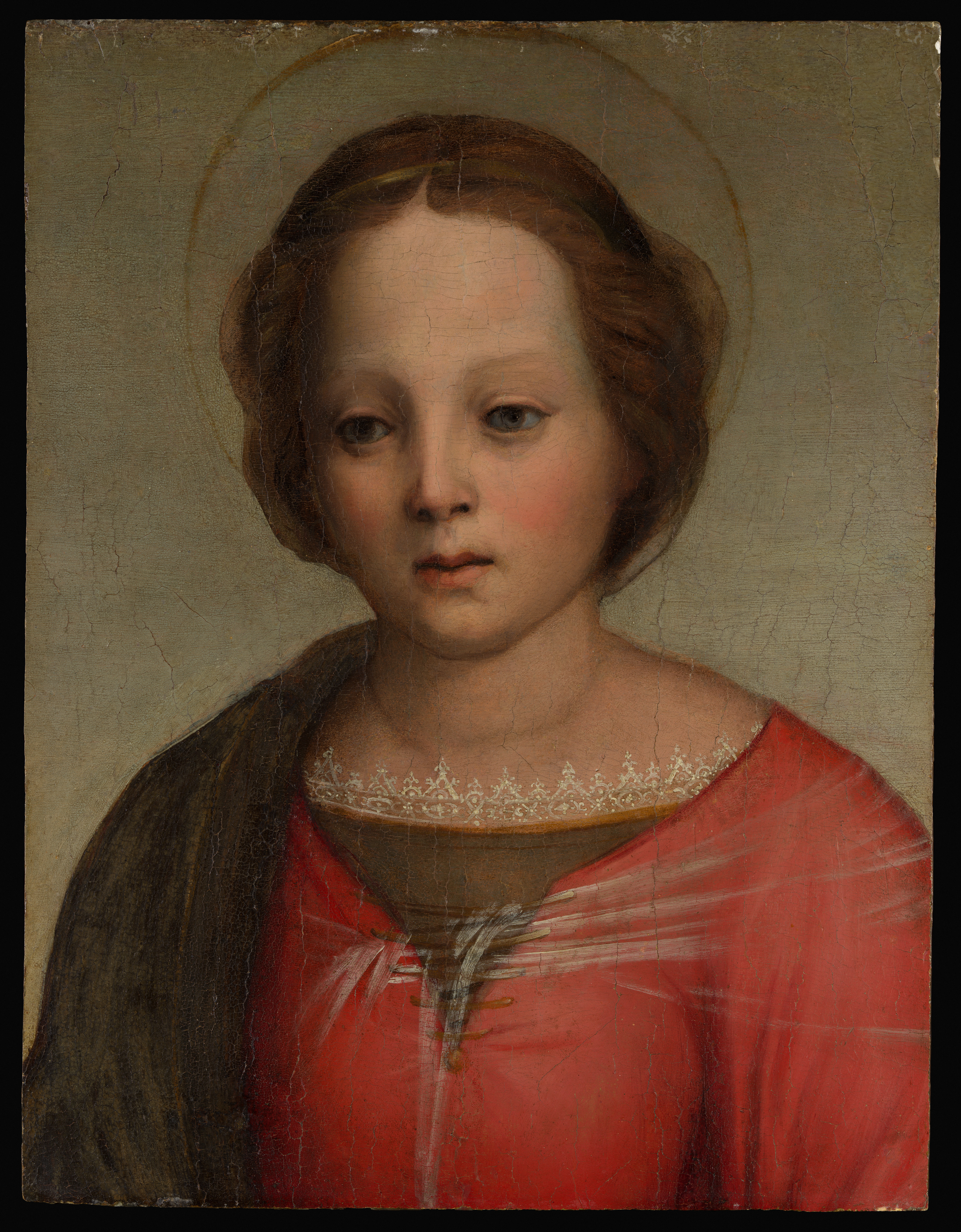 Head of the Madonna by Franciabigio (Francesco di Cristofano)