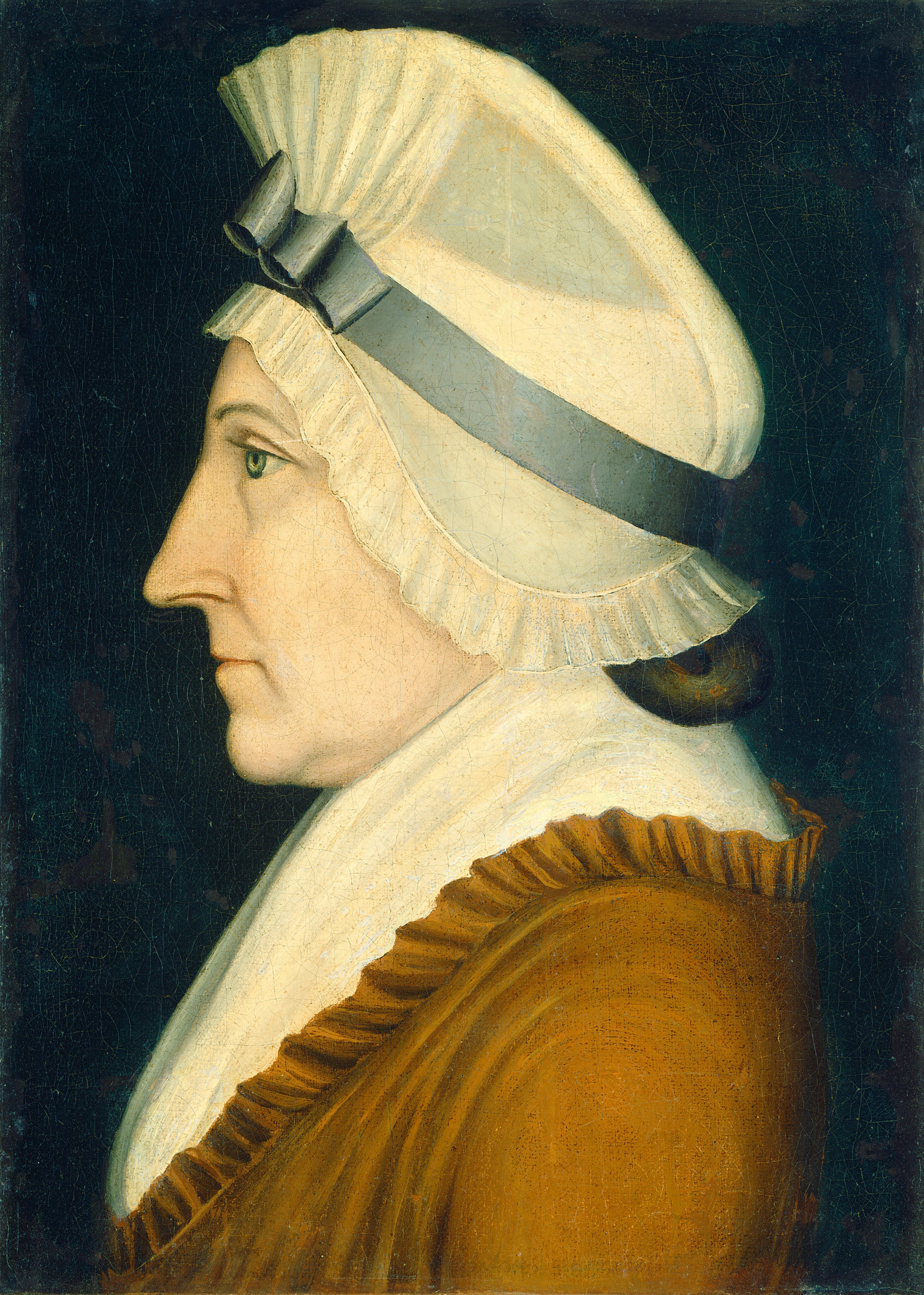Lady in a White Mob Cap by Benjamin Greenleaf