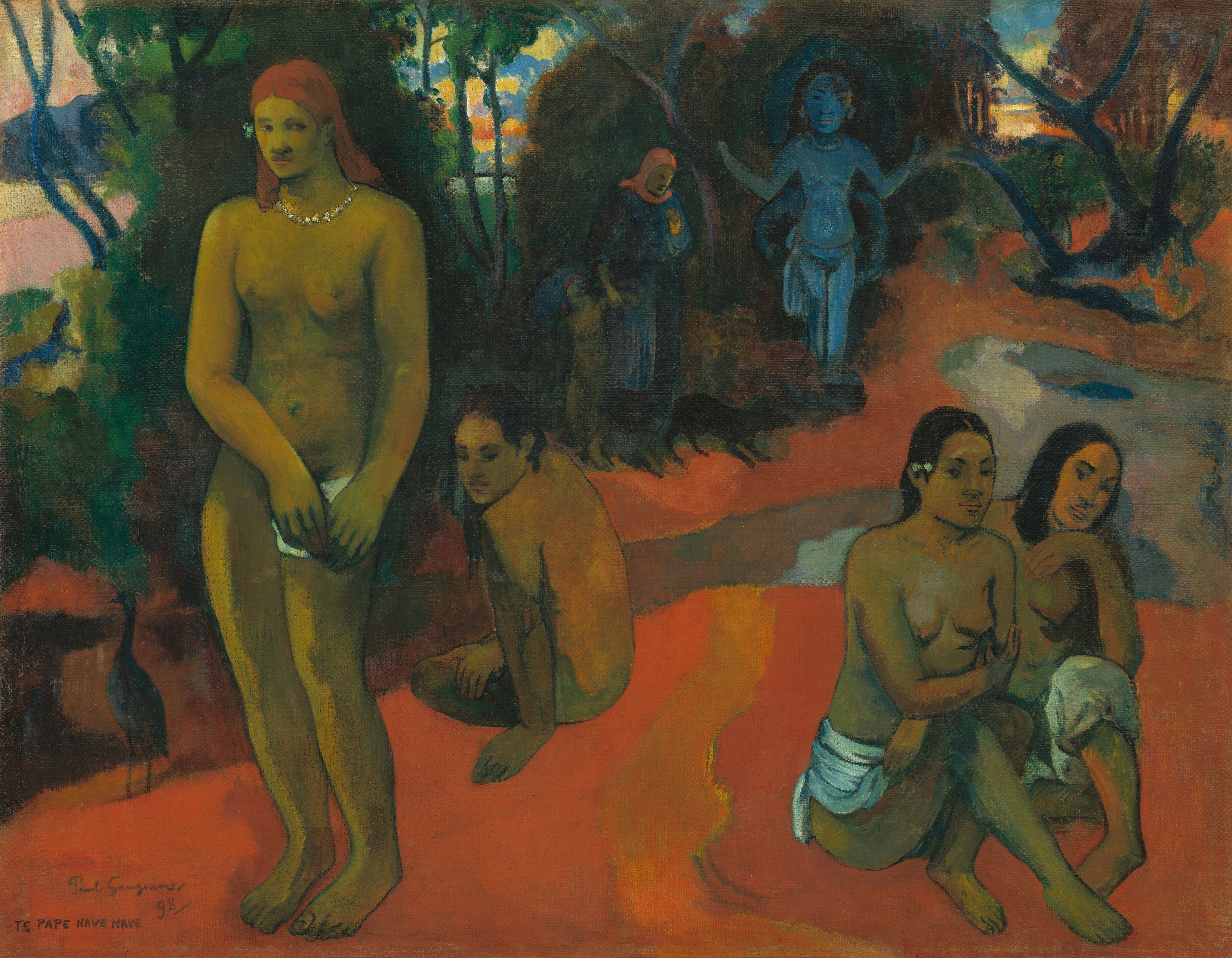 Te Pape Nave Nave (Delectable Waters) by Paul Gauguin