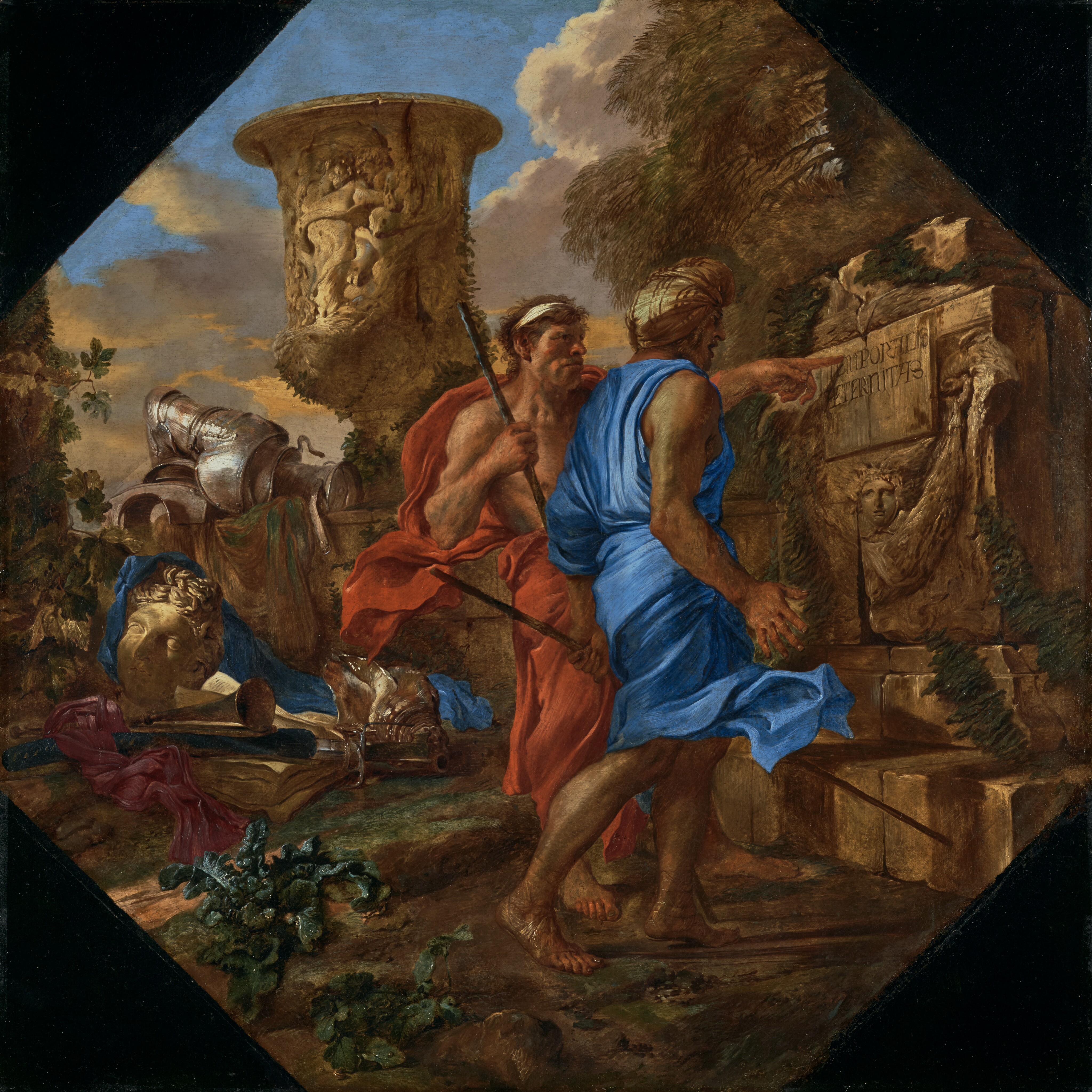 Arcadian Shepherds by Giovanni Benedetto Castiglione