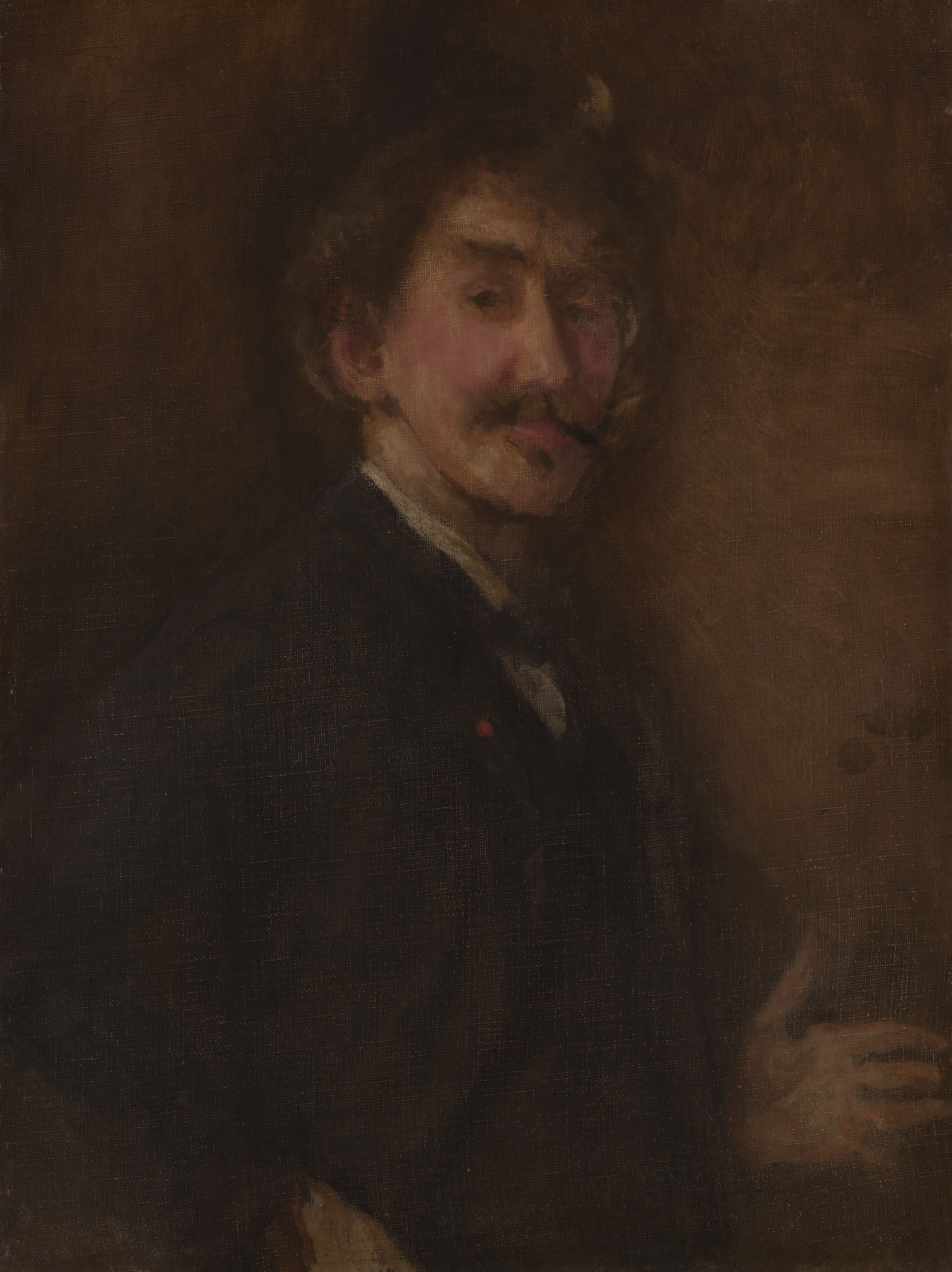 Gold and Brown: Self-Portrait by James McNeill Whistler