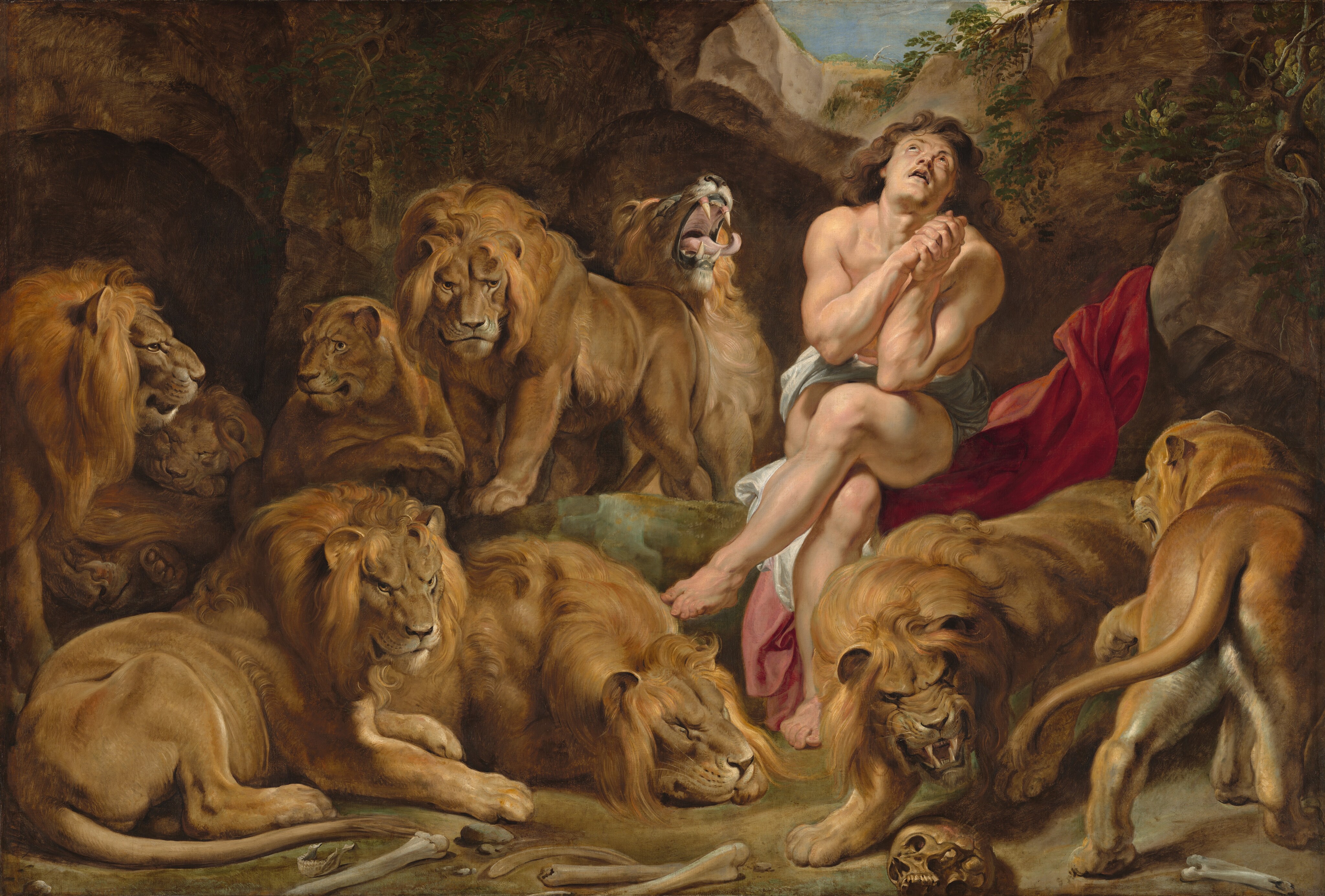 Daniel in the Lions' Den by Peter Paul Rubens