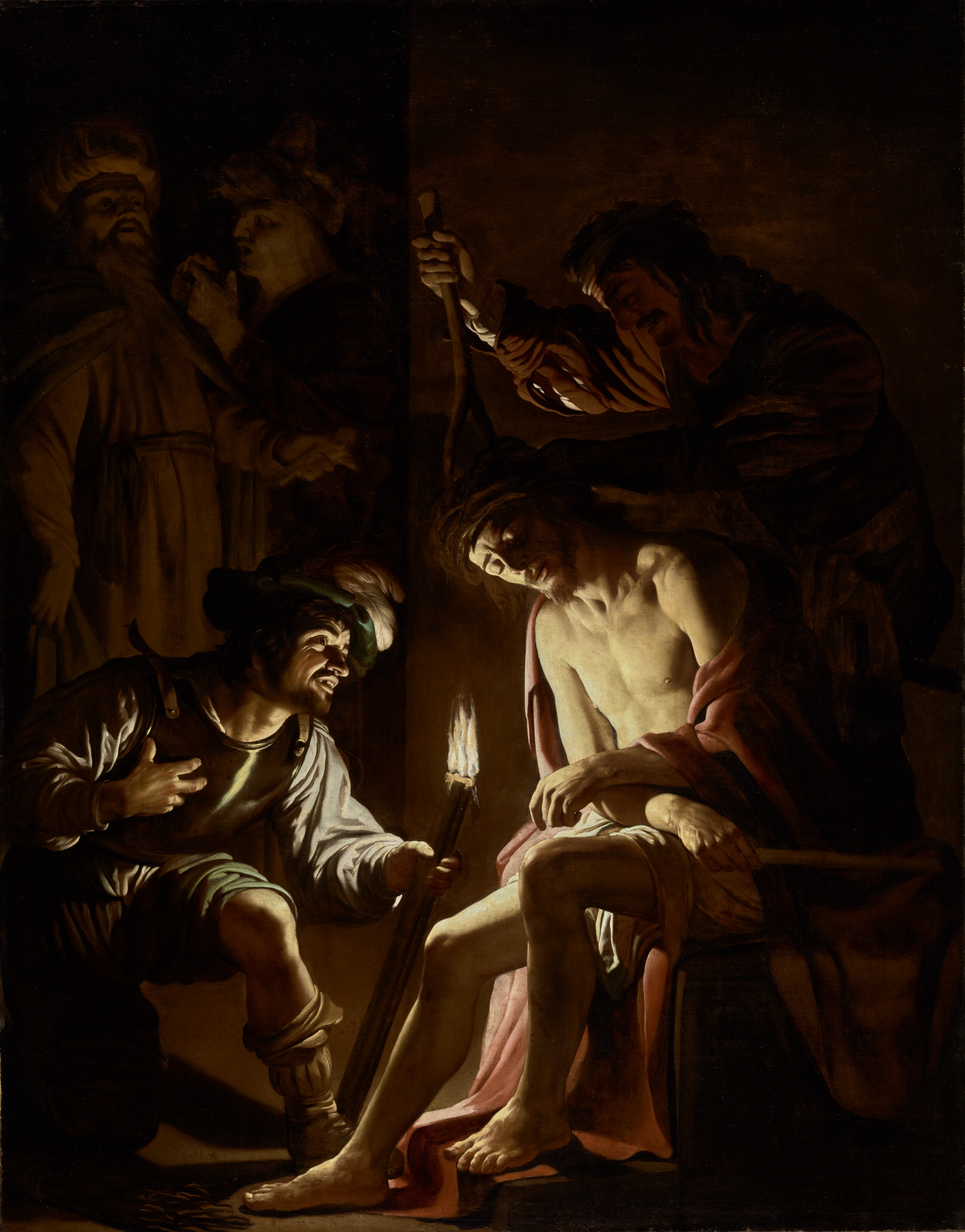 Christ Crowned with Thorns by Gerrit van Honthorst