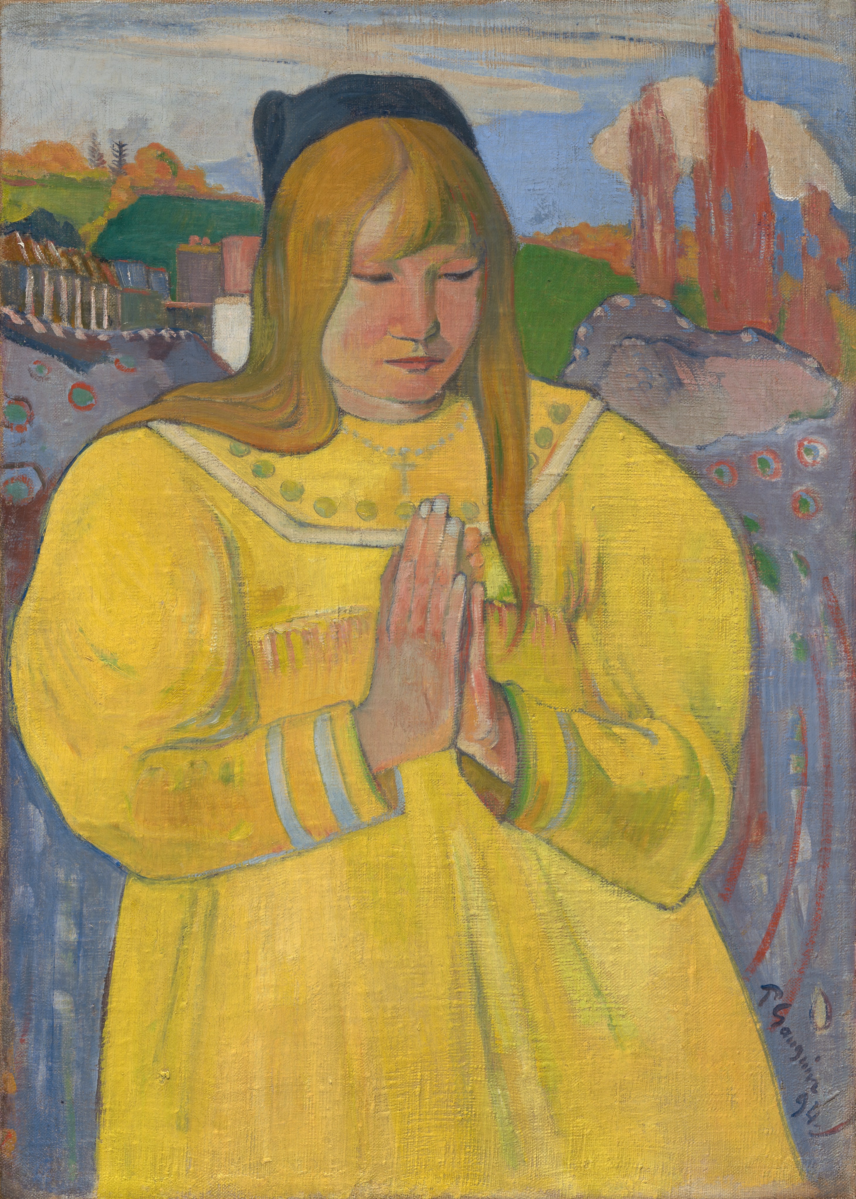 Young Christian Girl by Paul Gauguin
