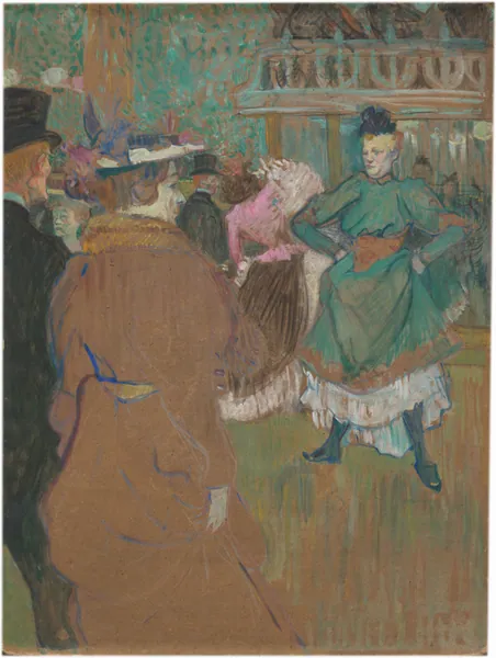 Quadrille at the Moulin Rouge by Henri de Toulouse-Lautrec