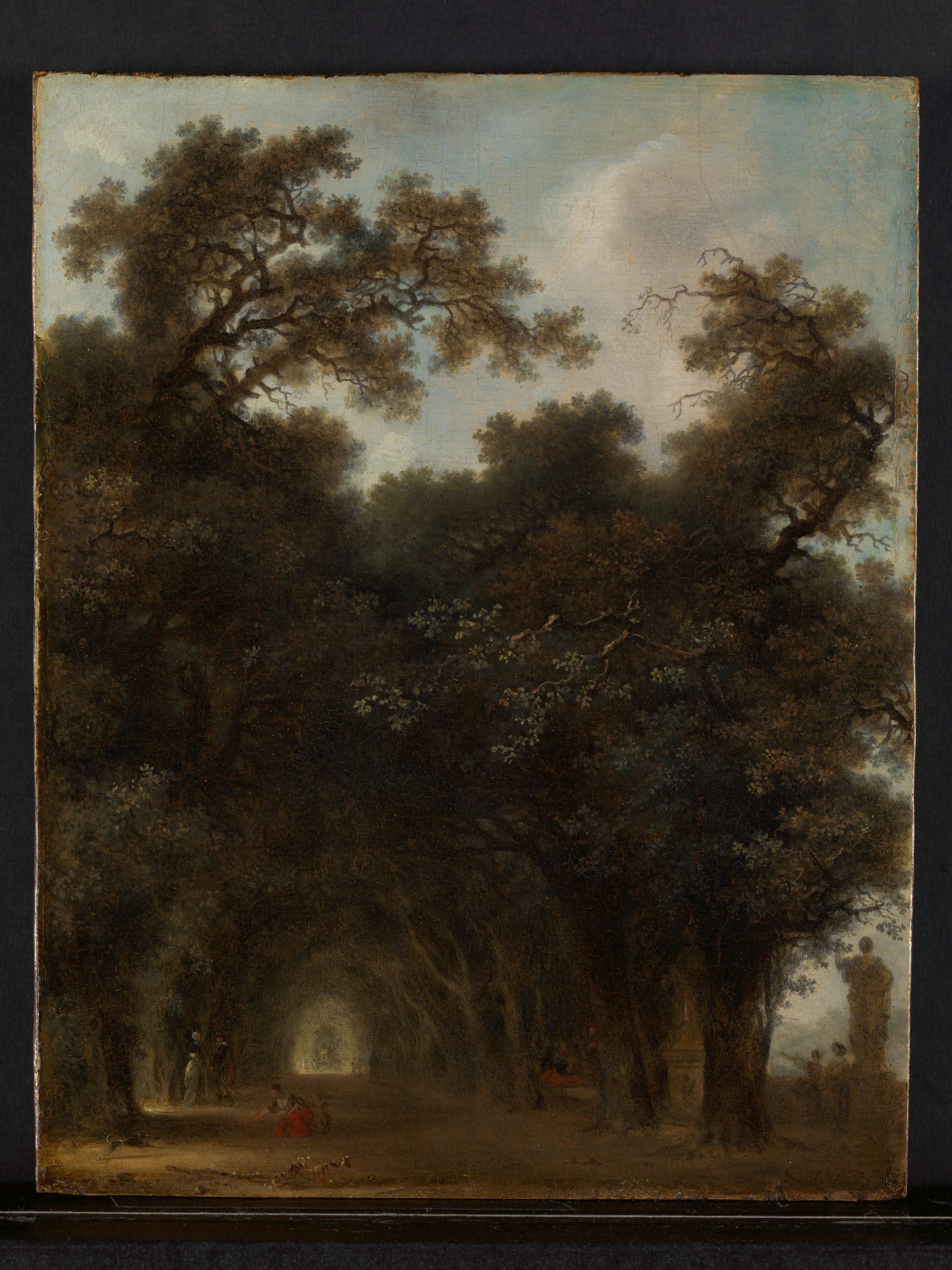 A Shaded Avenue by Jean Honoré Fragonard