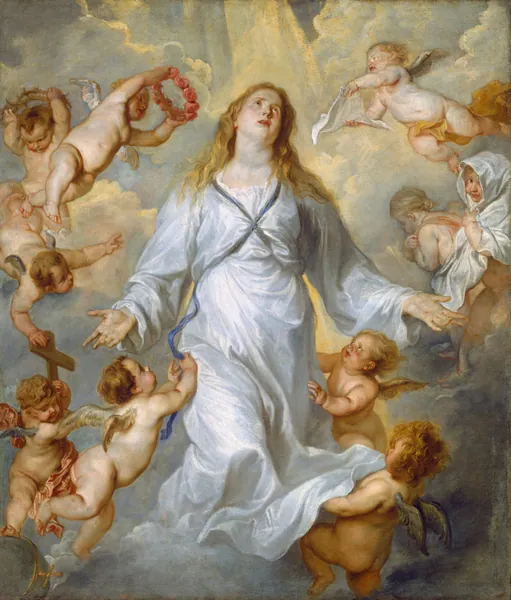The Virgin as Intercessor by Sir Anthony van Dyck