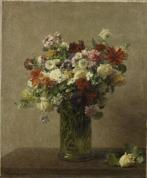 Flowers from Normandy by Henri Fantin-Latour