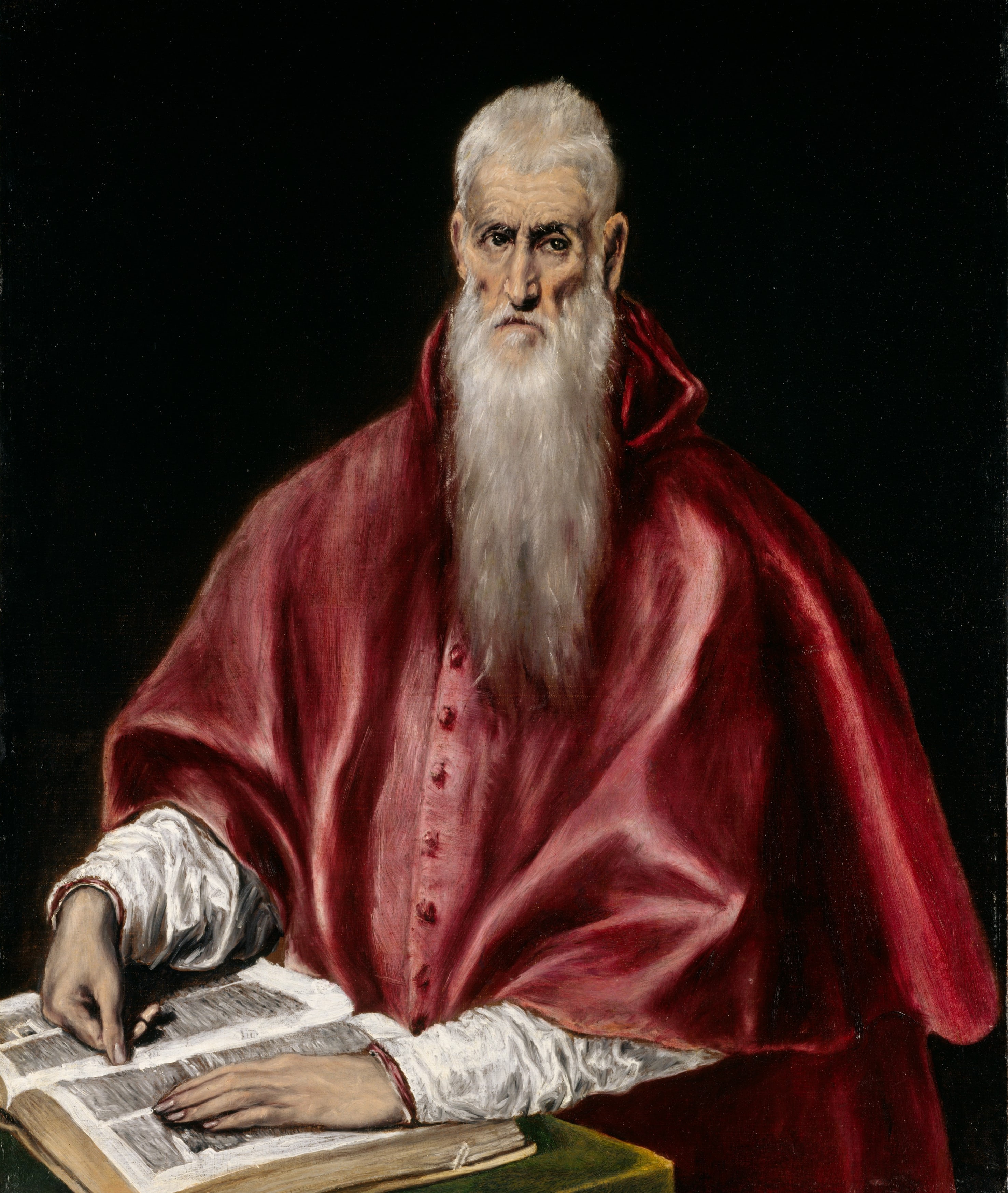 Saint Jerome as Scholar by El Greco (Domenikos Theotokopoulos)