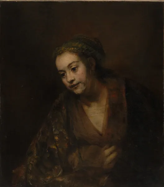 Hendrickje Stoffels (1626–1663) by Rembrandt (Rembrandt van Rijn)