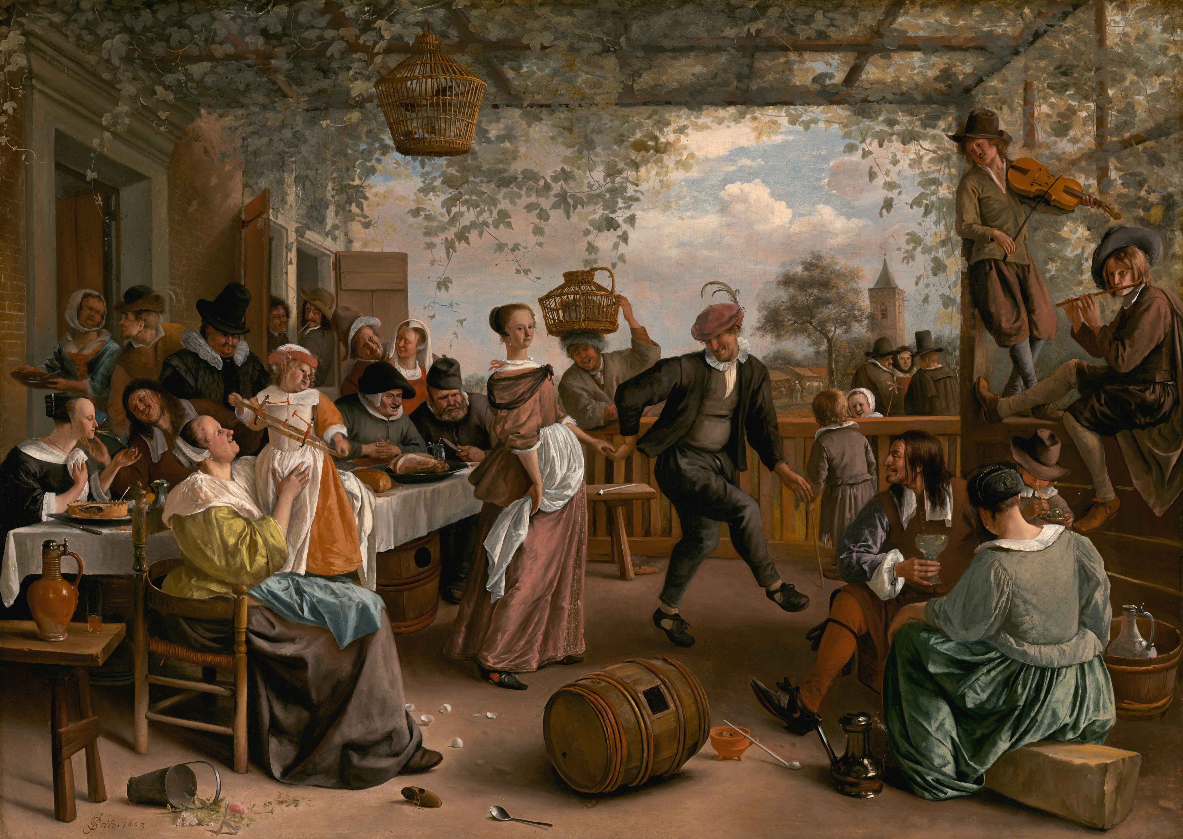 The Dancing Couple by Jan Steen