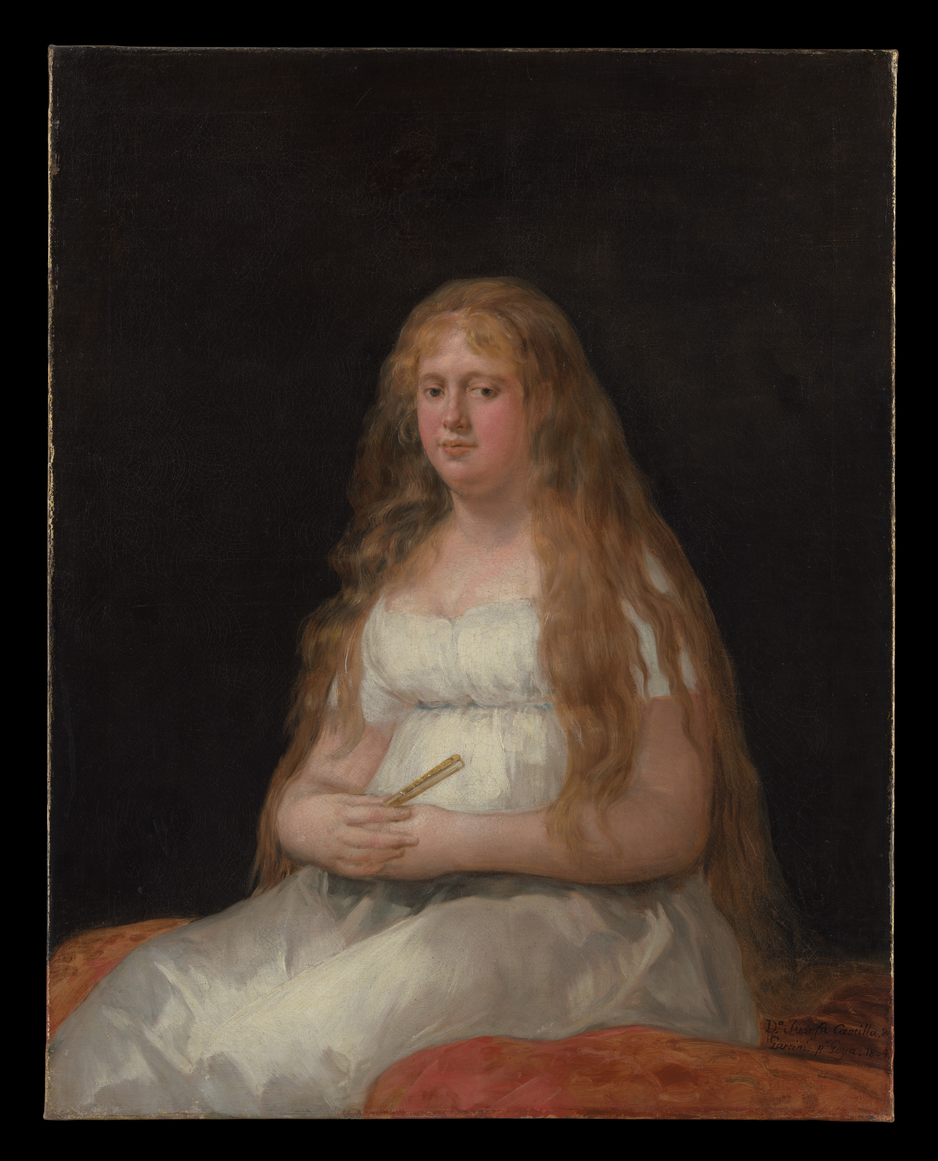 Josefa de Castilla Portugal y van Asbrock de Garcini (1775–about 1850) by Francisco de Goya