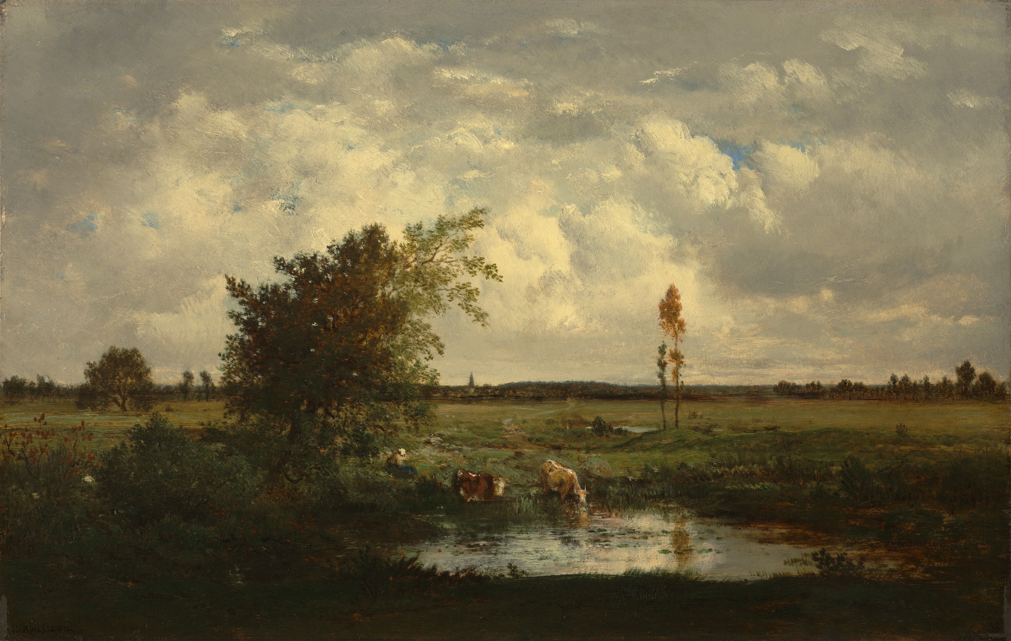 Sunlight by Théodore Rousseau