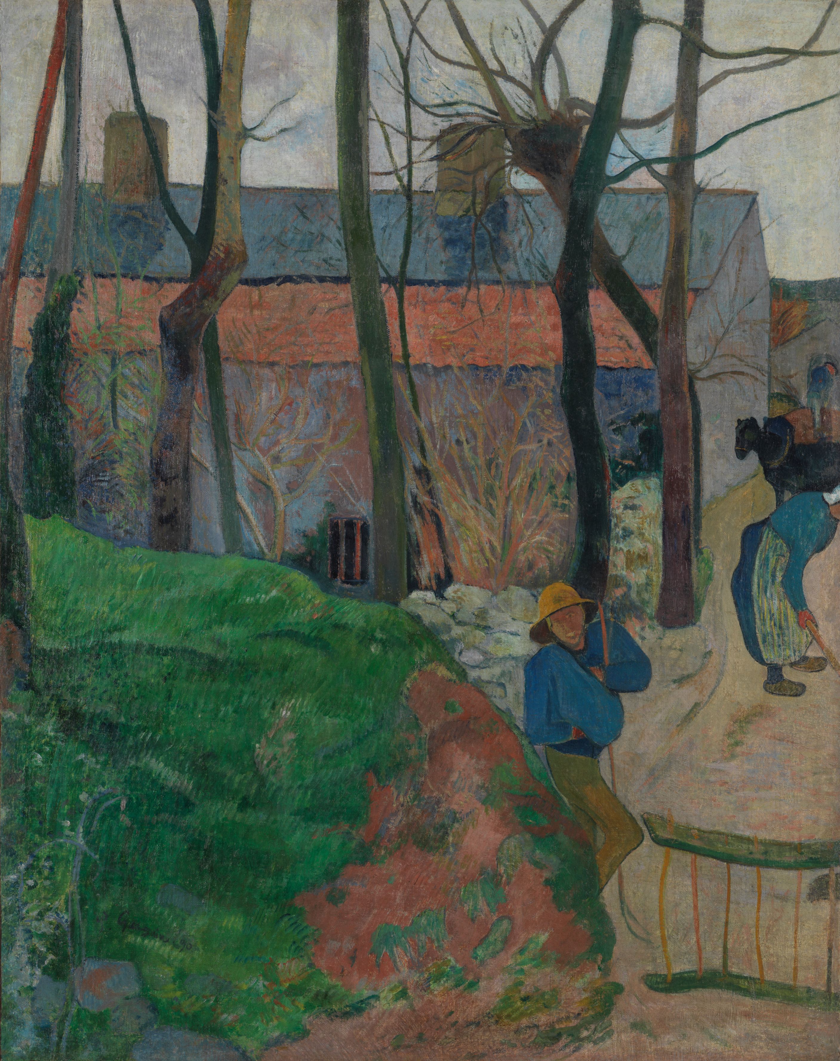 Häuser in Le Pouldu by Paul Gauguin