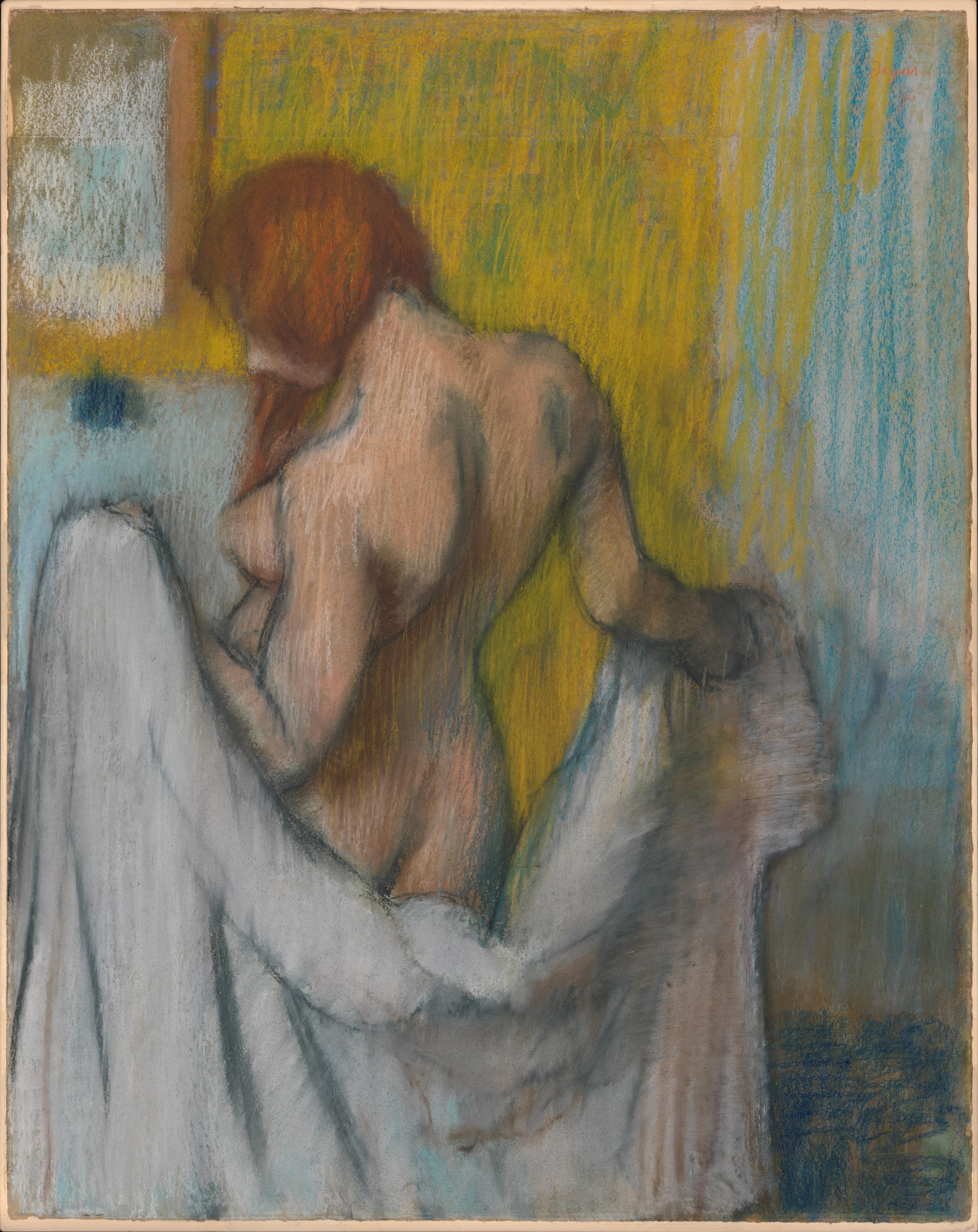 Woman with a Towel by Edgar Degas