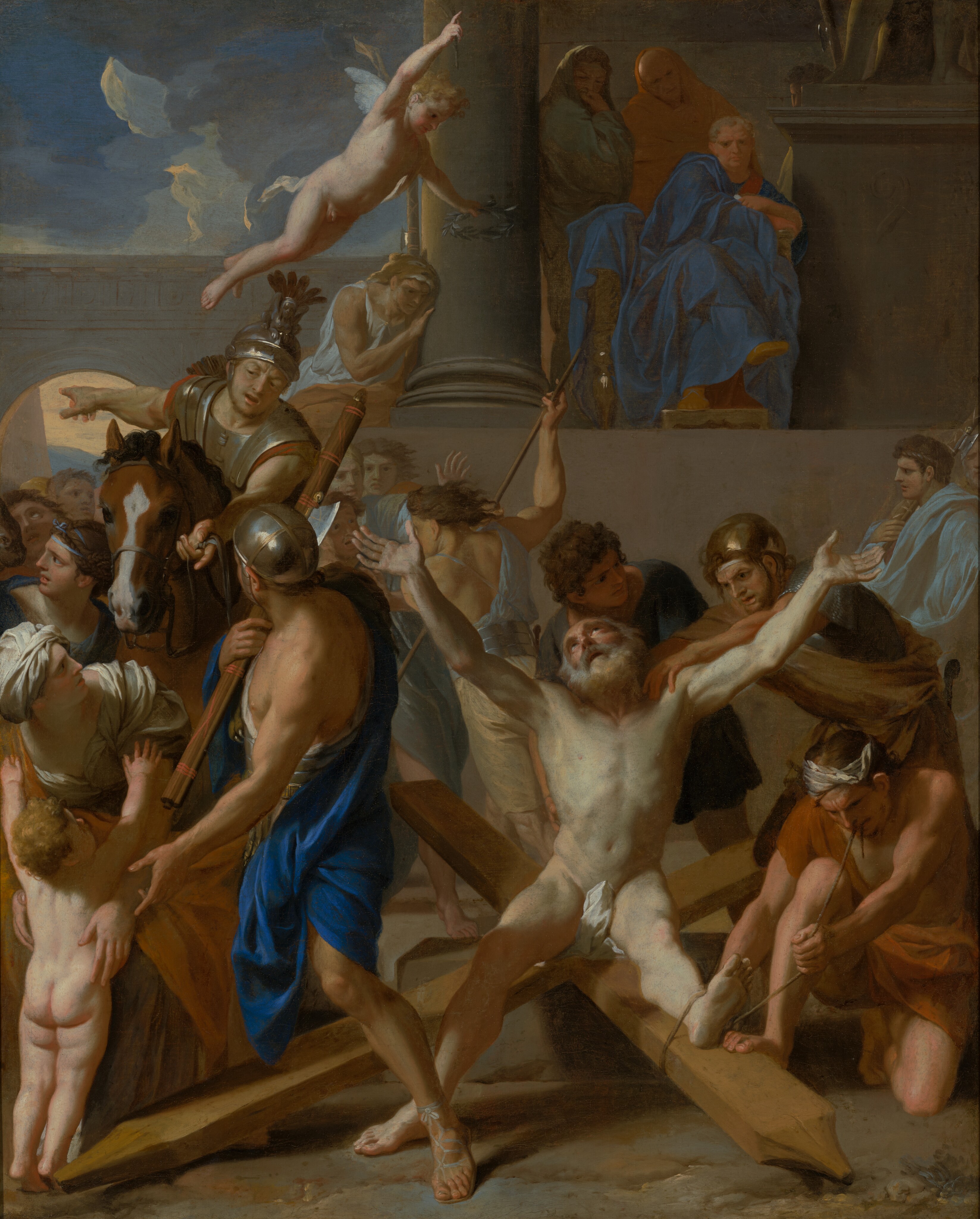 The Martyrdom of Saint Andrew by Charles Le Brun