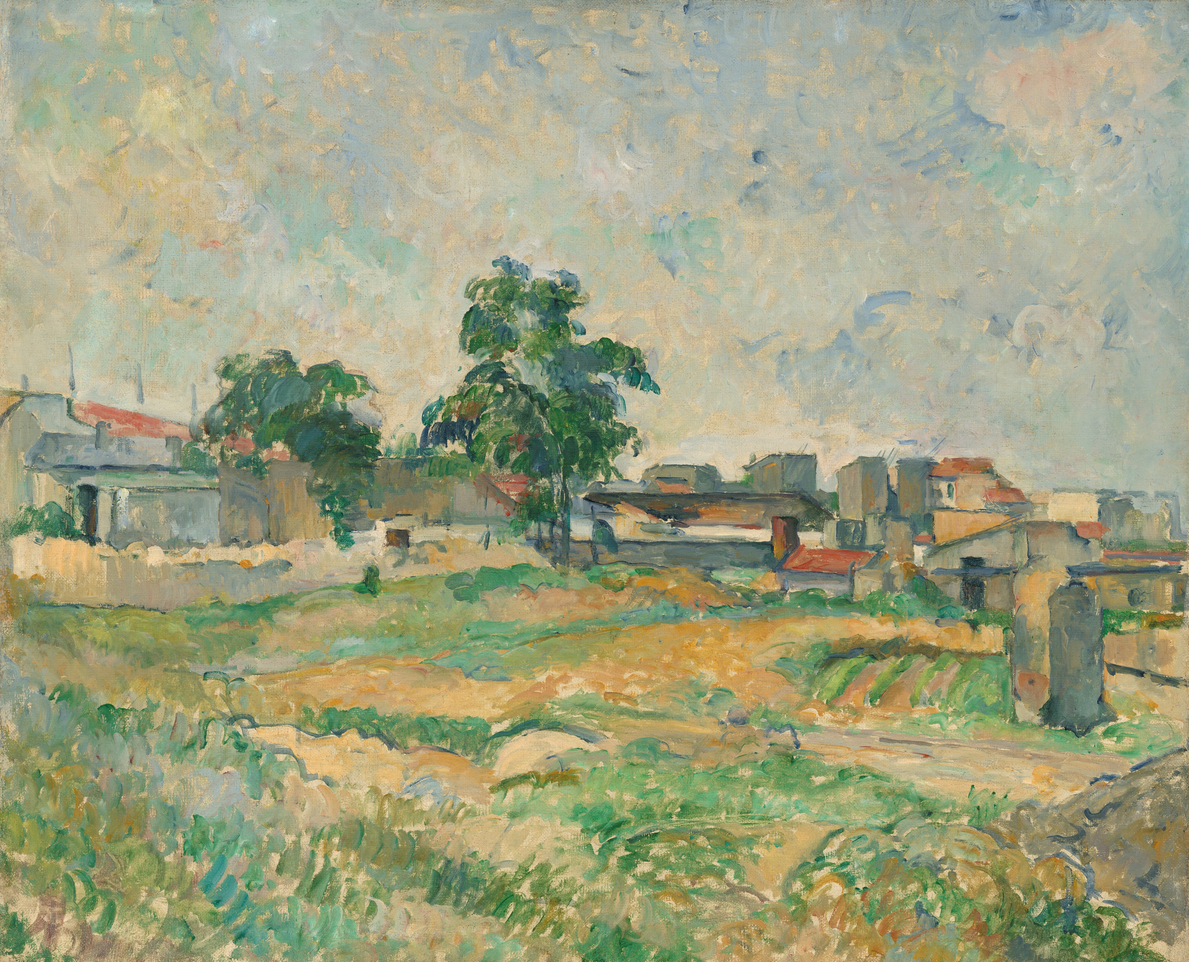 Landscape near Paris by Paul Cezanne
