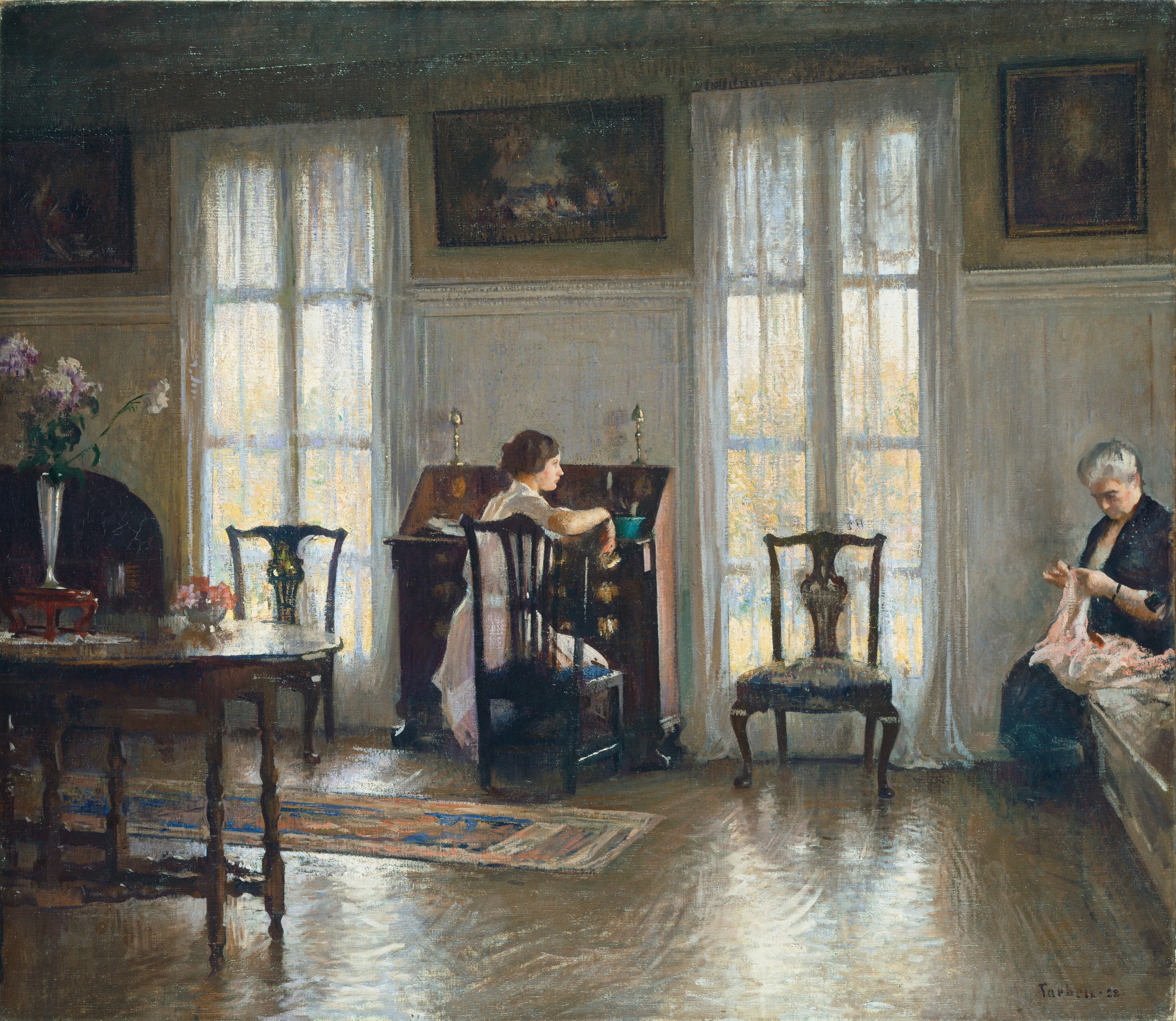 Mother and Mary by Edmund Charles Tarbell