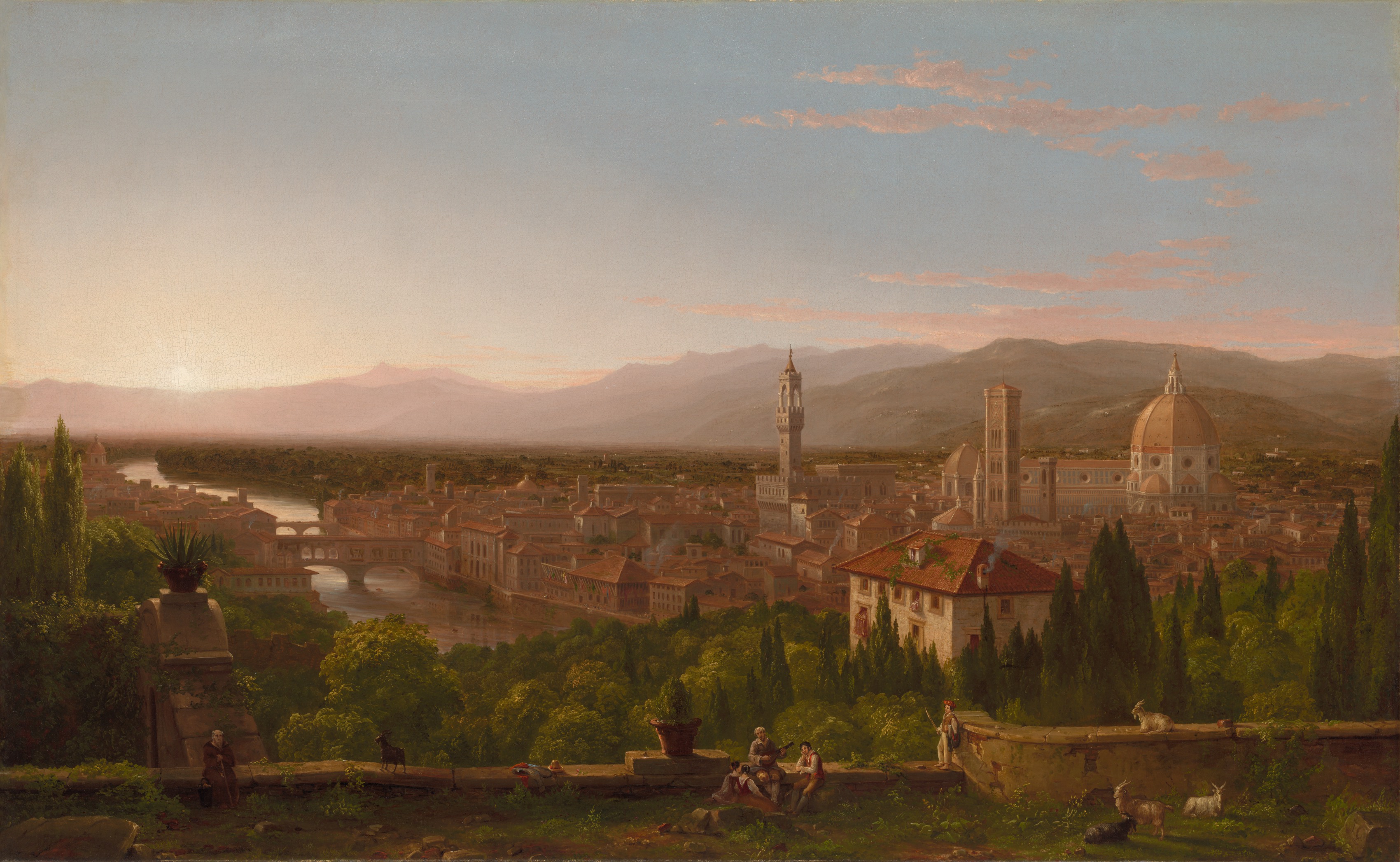 View of Florence by Thomas Cole