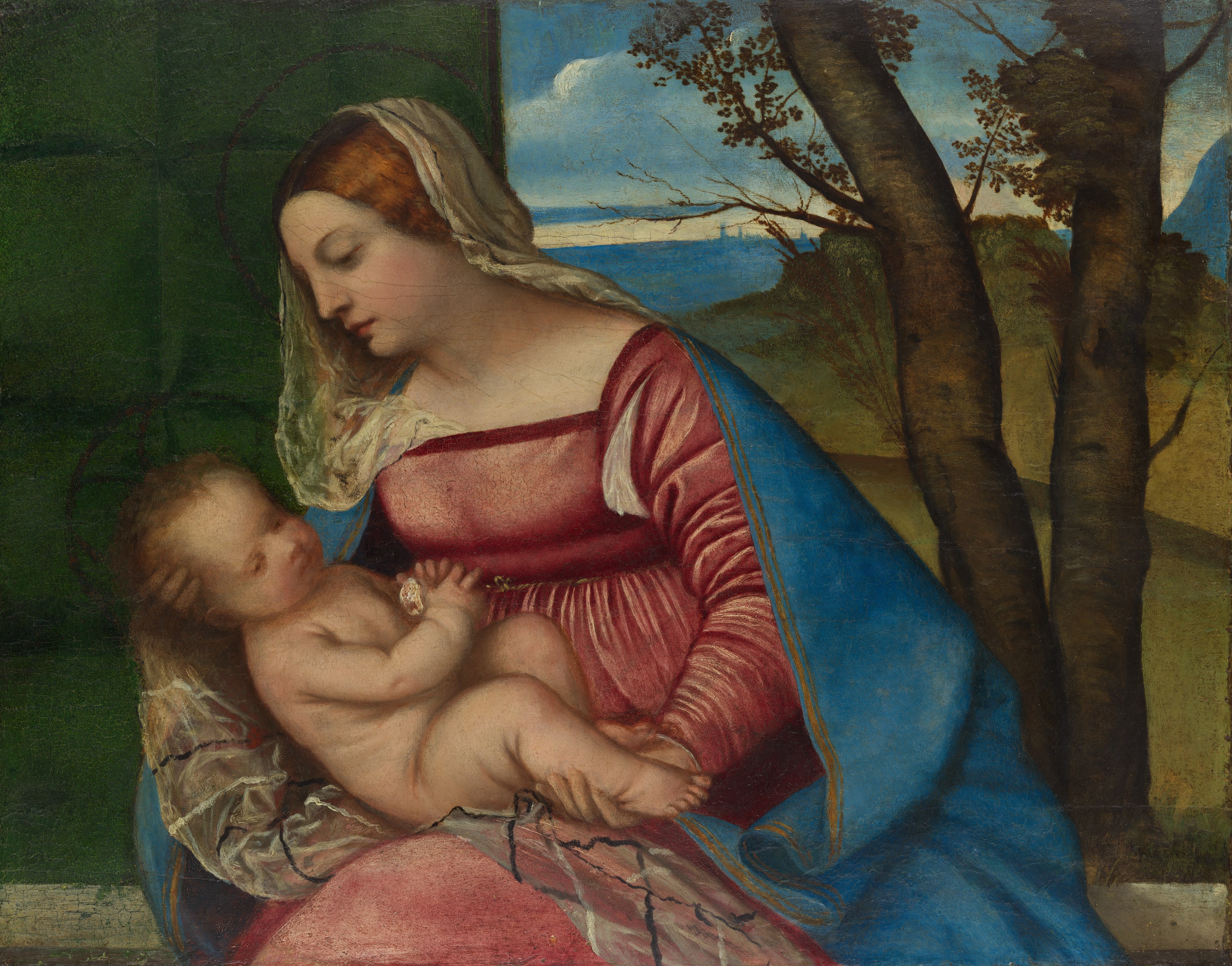 Madonna and Child by Titian (Tiziano Vecellio)