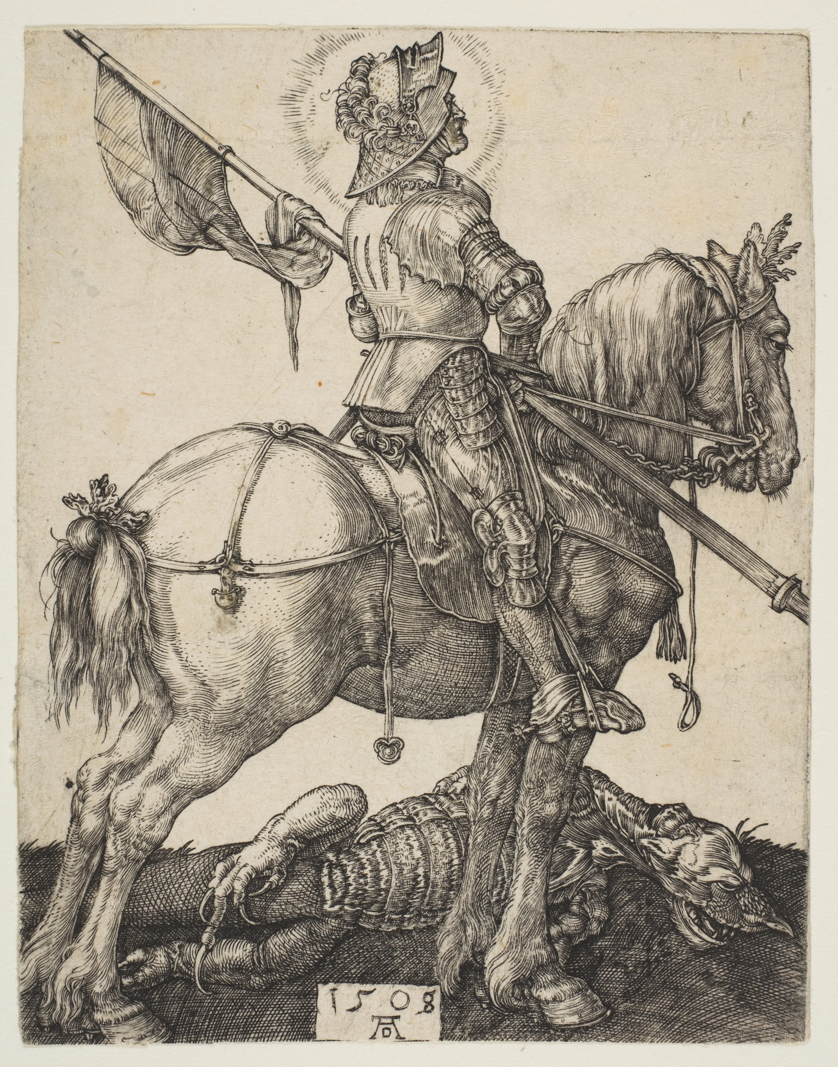 Saint George on Horseback by Albrecht Dürer