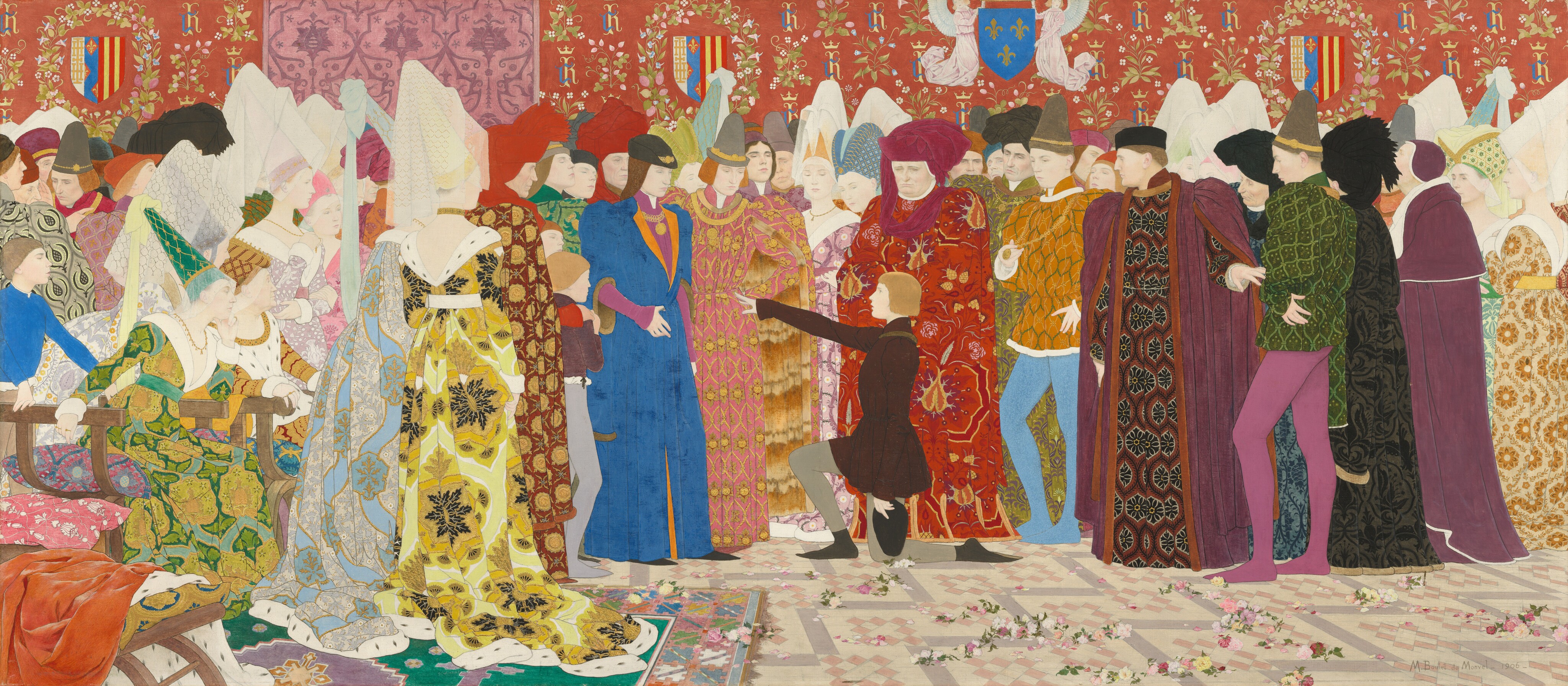 Her Appeal to the Dauphin by Louis Maurice Boutet de Monvel