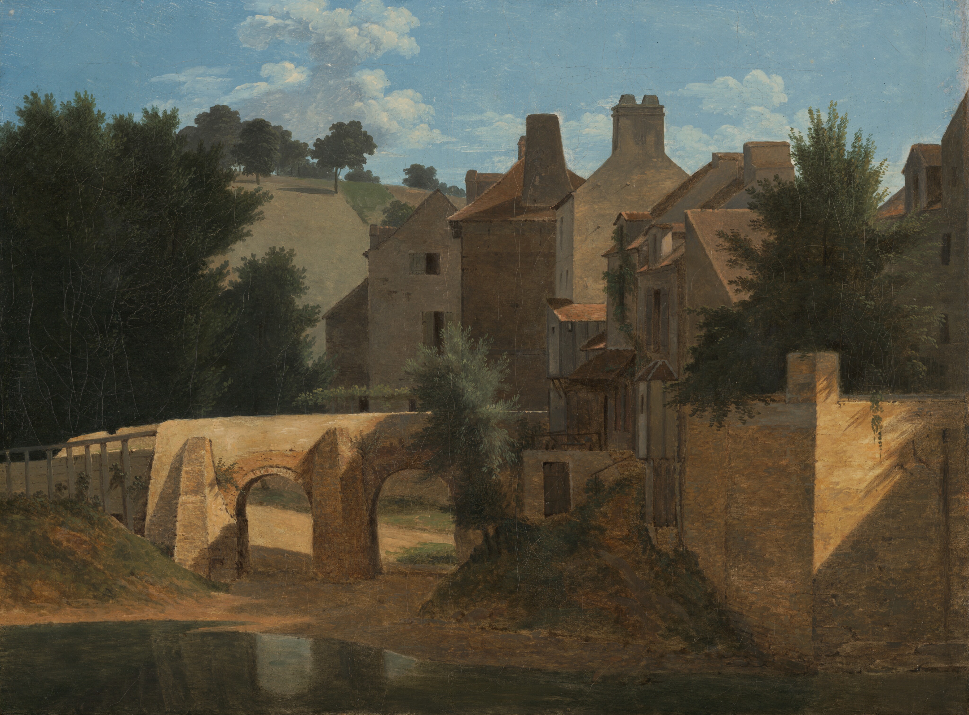 View in the Île-de-France by Jean-Victor Bertin