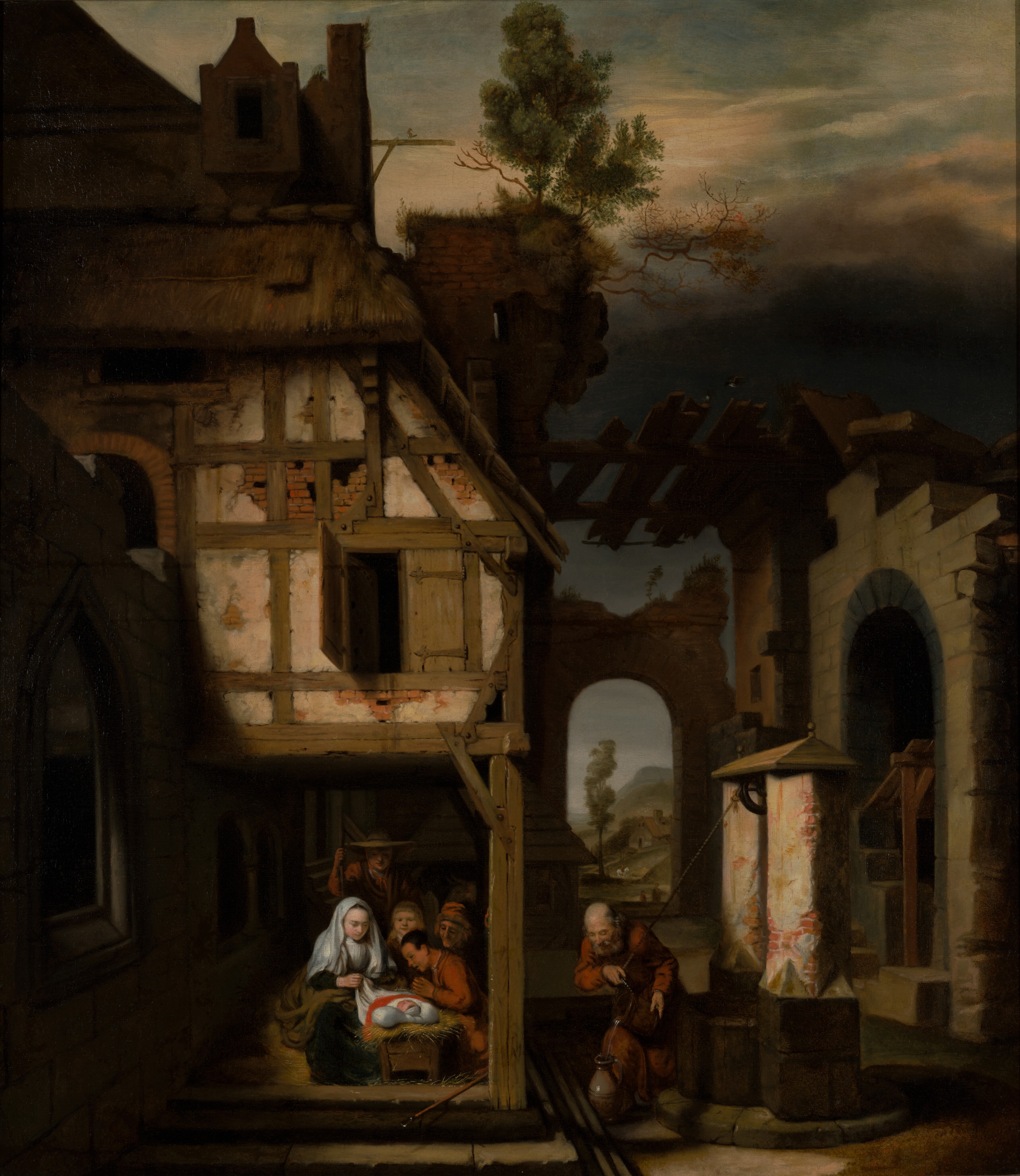 Adoration of the Shepherds by Nicolaes Maes