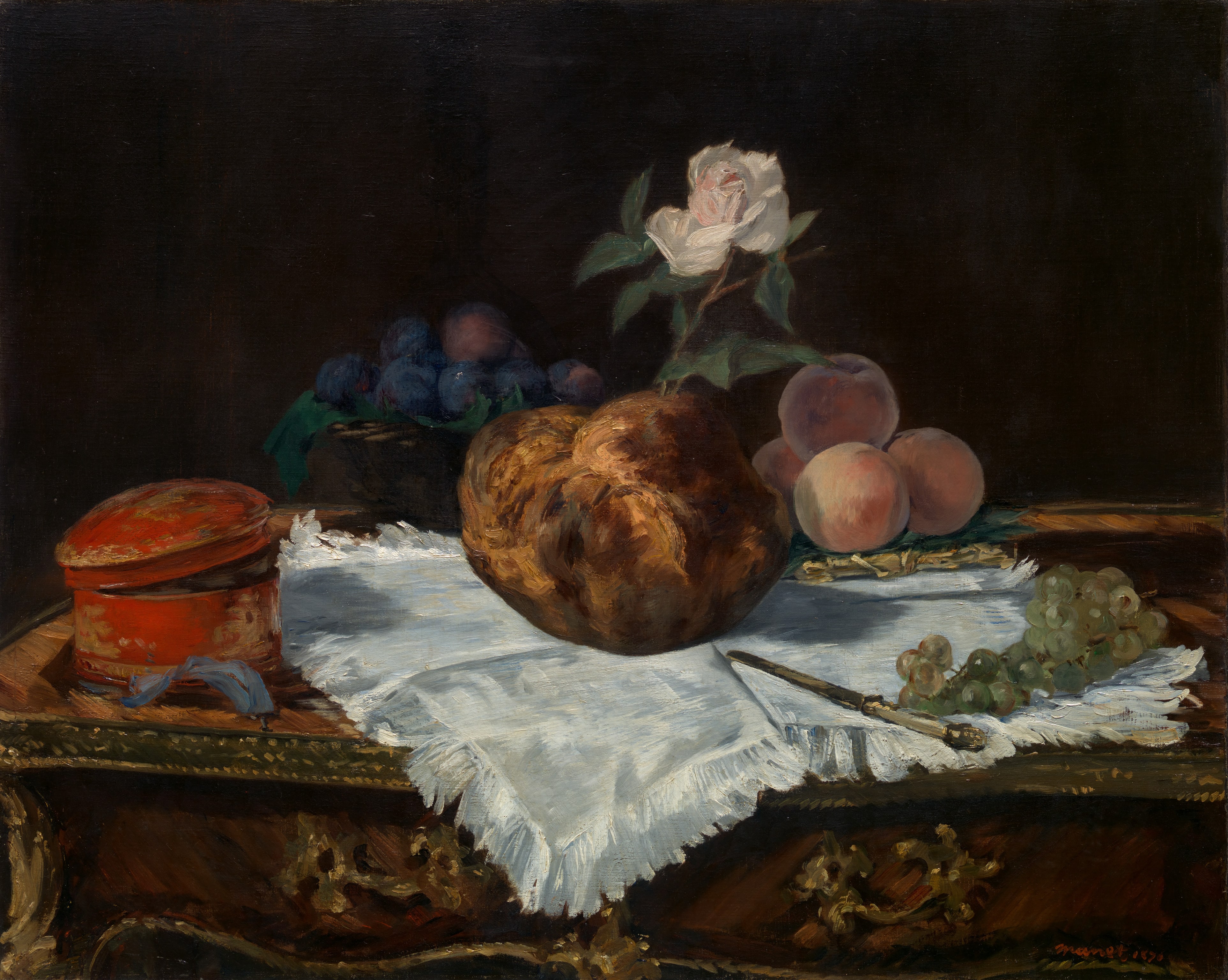 The Brioche by Edouard Manet