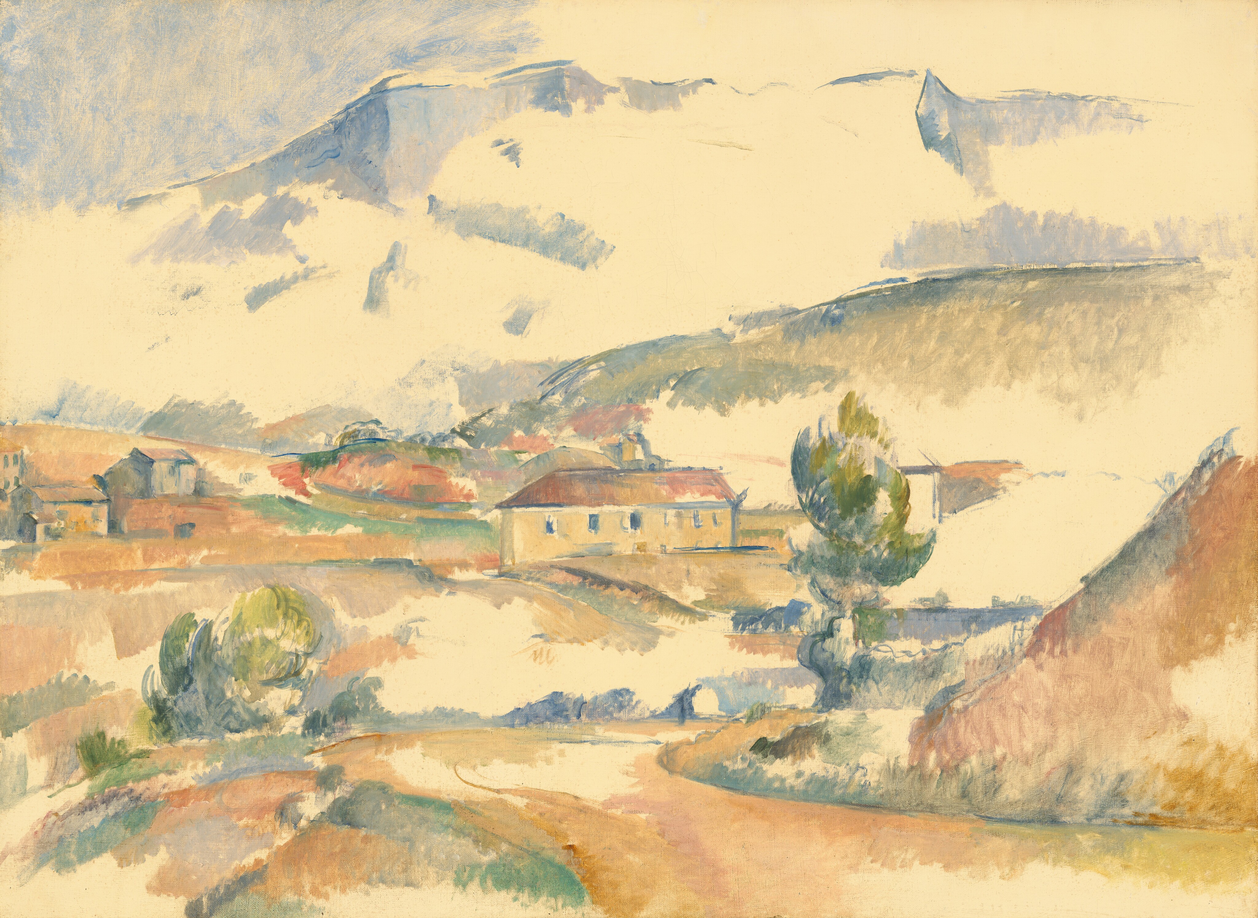 Montagne Sainte-Victoire, from near Gardanne by Paul Cezanne