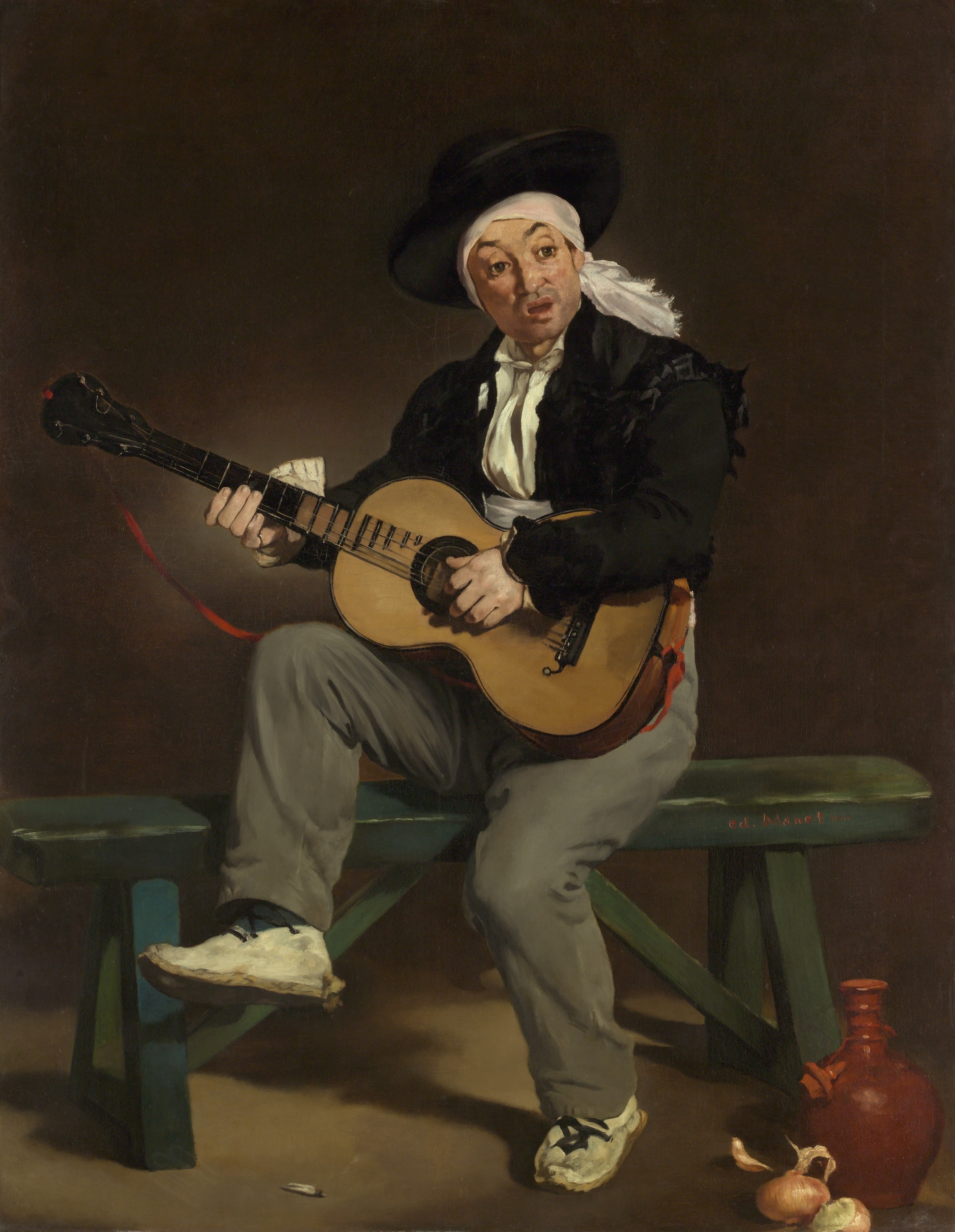 The Spanish Singer by Edouard Manet