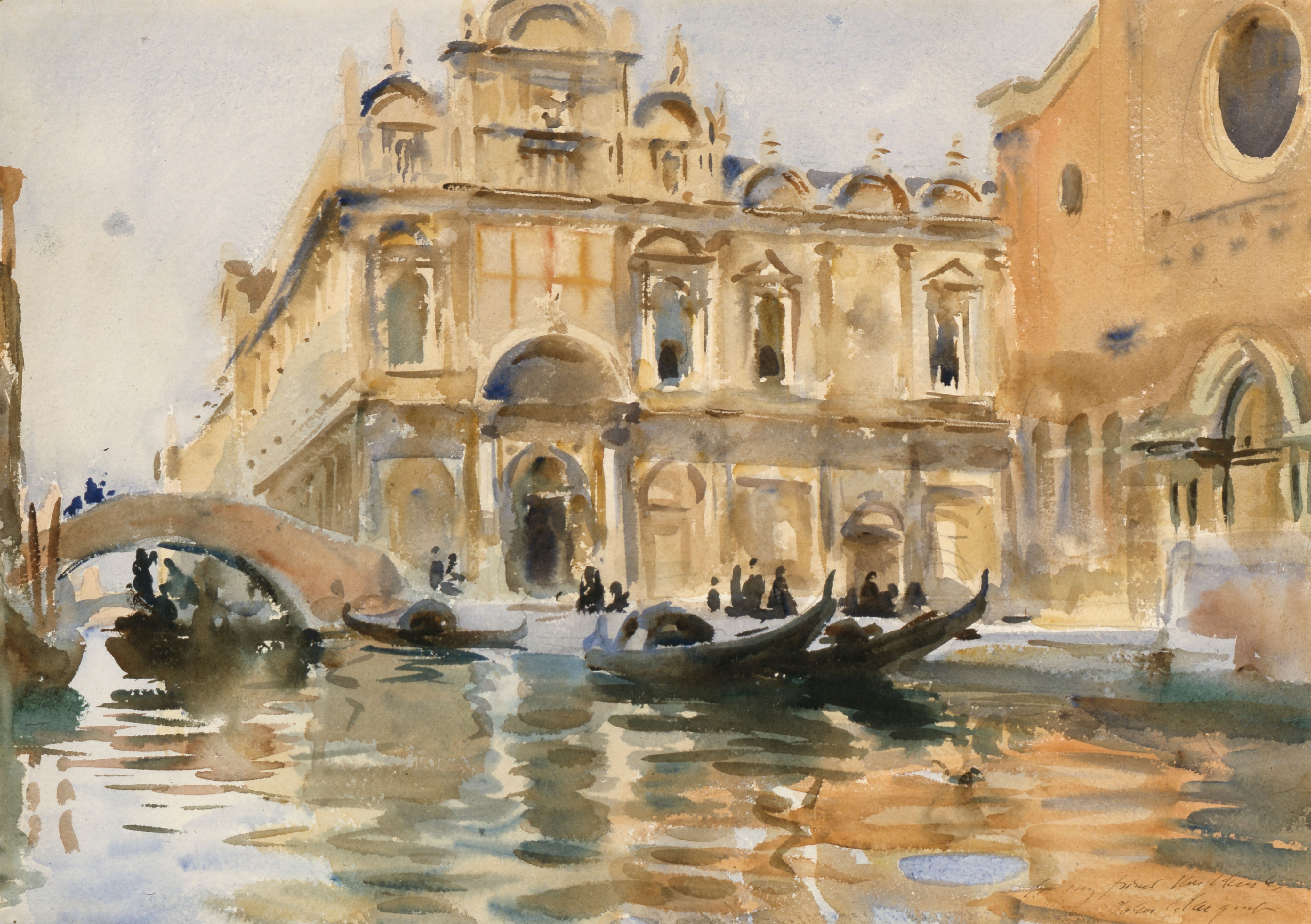 Rio dei Mendicanti, Venice by John S. Sargent
