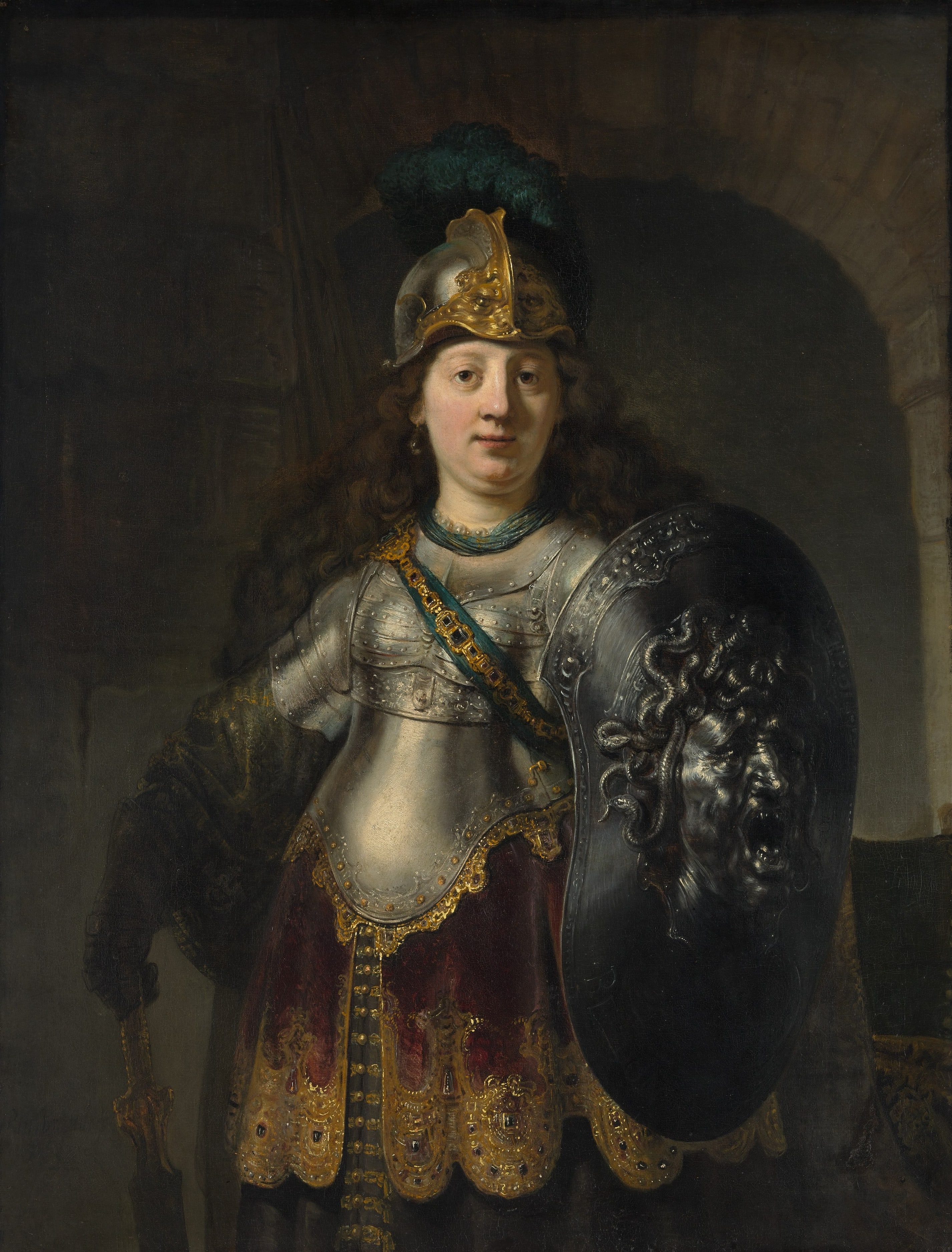 Bellona by Rembrandt (Rembrandt van Rijn)